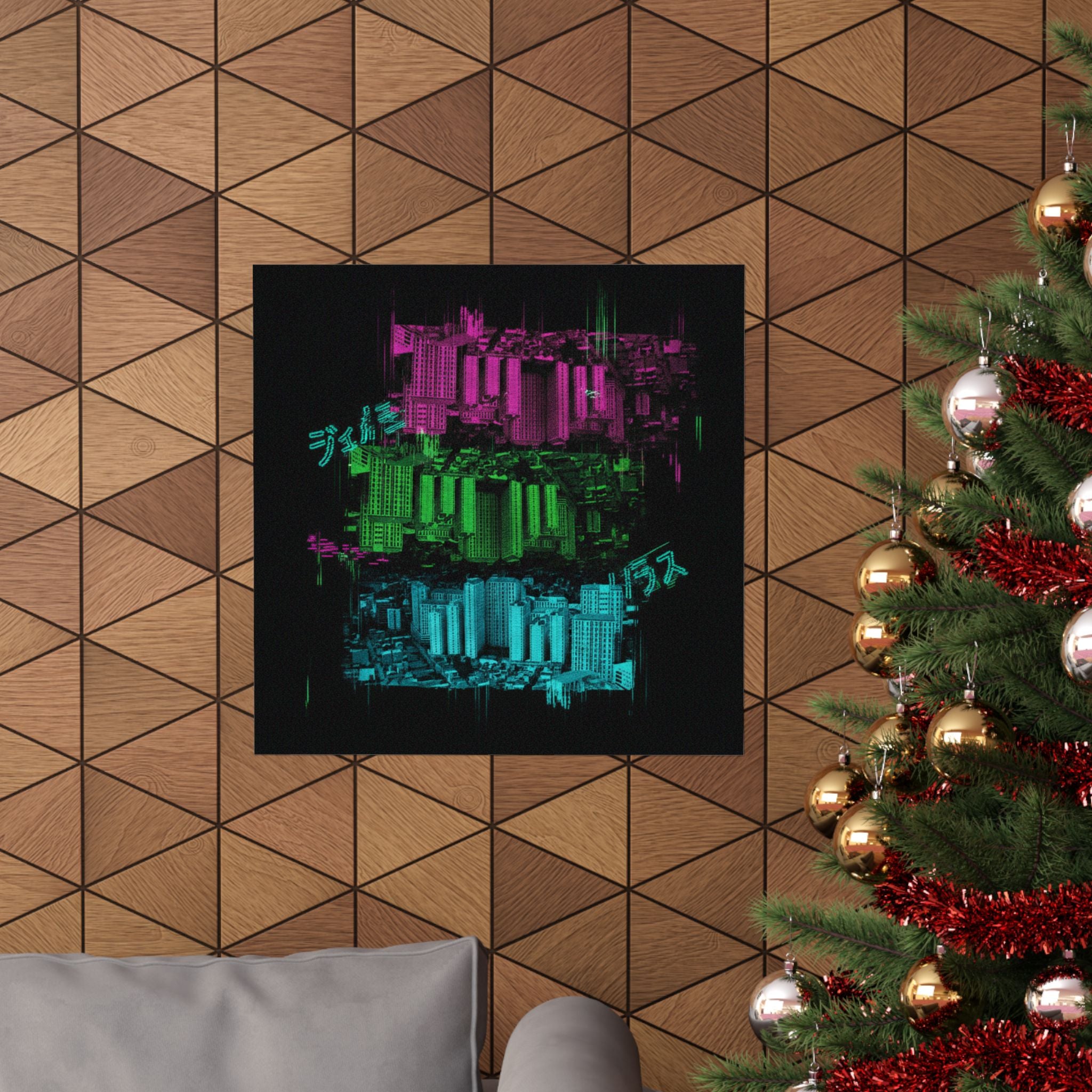 Glitch Culture — Cityscape — Matte Poster