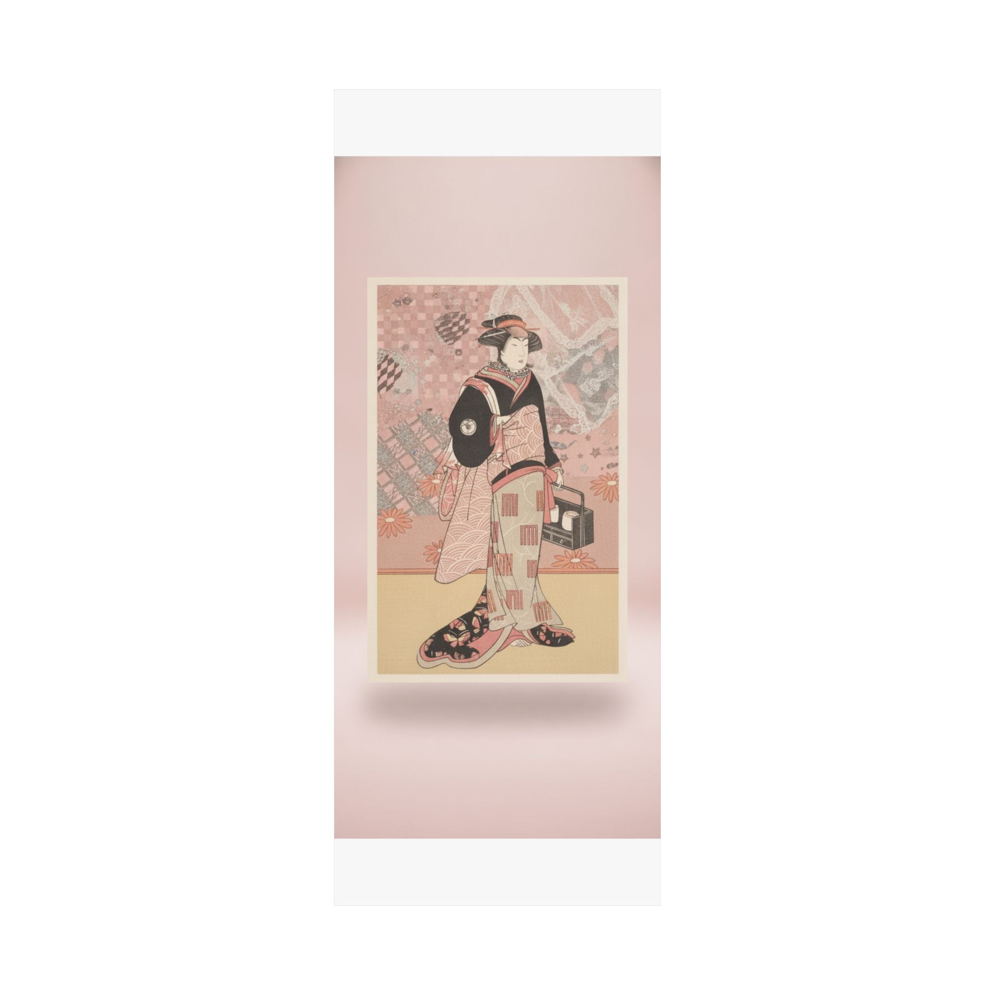 Product Marketing — The Actor Iwai Hanshiro Iv As A Woman In A Black Kimono — Matte Poster