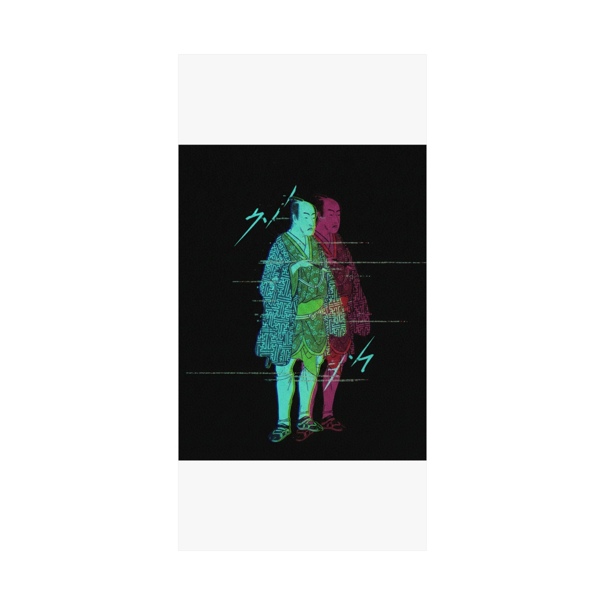 Glitch Culture — The Fourth Matsumoto Koshiro As A Man Dressed In A Short Kimono — Matte Poster