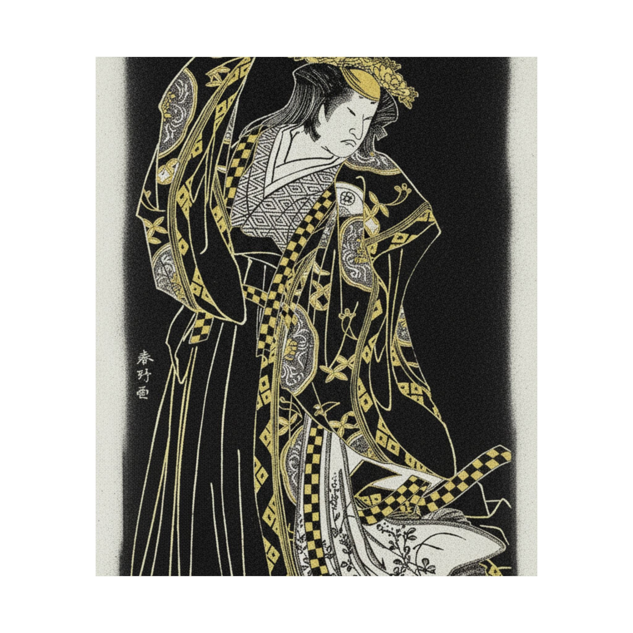 Streetwear Collage — Unidentified Actor In A Female Role — Matte Poster