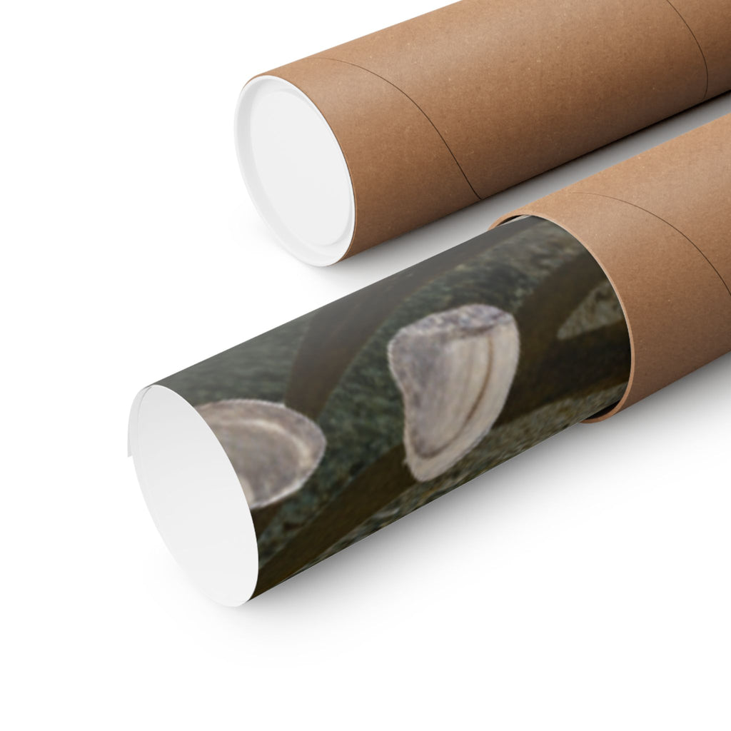Scenic Nature — Shells Under Water — Matte Poster