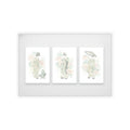 Watercolor — Tripytych Of Young Men — Kiss-Cut Sticker