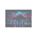 Neon Noir — Storm Below Mount Fuji (Sanka No Haku U), From The Series Thirty-Six Views Of Mo — Kiss-Cut Sticker