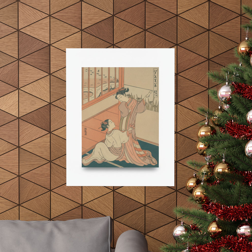 Ecommerce Main — The Flying Down Of Wild Geese At Yoshiwara — Matte Poster