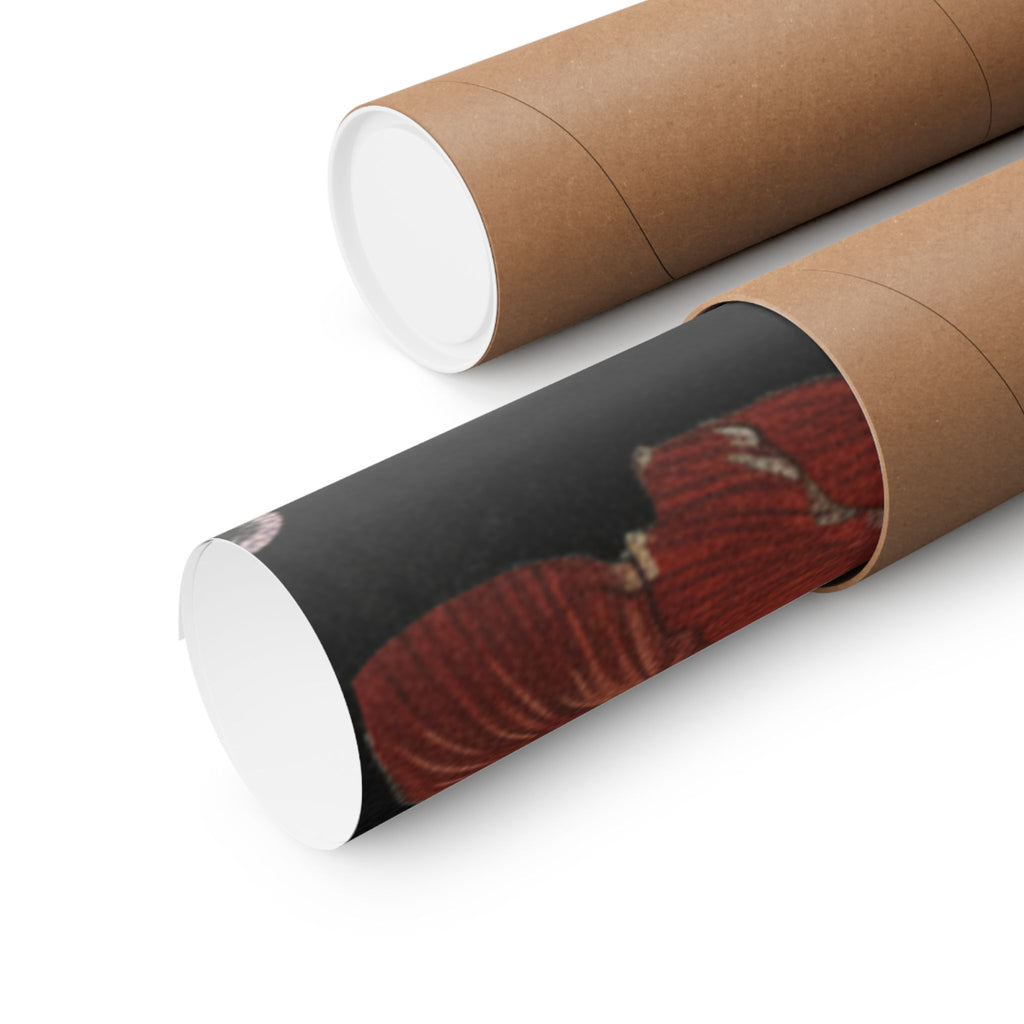 Dramatic Storm — Lobster On A Piece Of Charcoal — Matte Poster