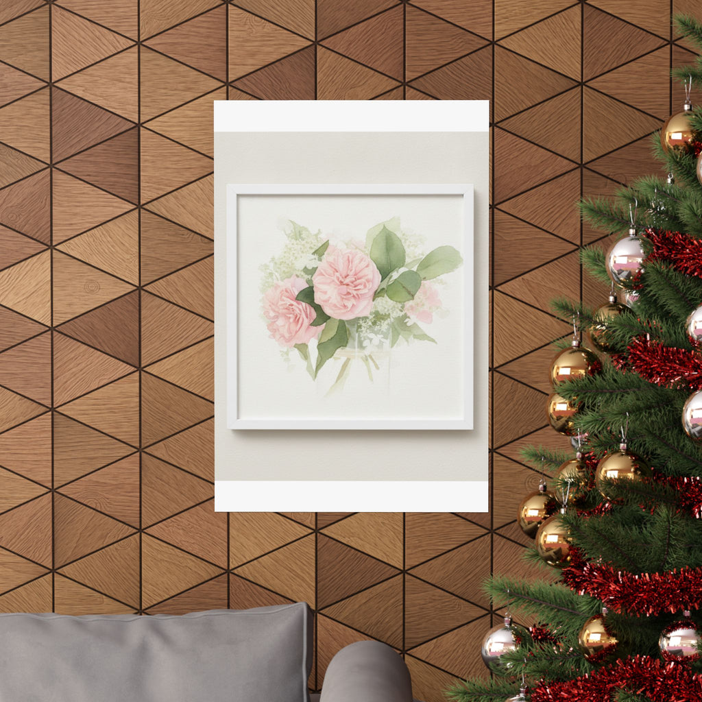 Watercolor — Flower — Matte Poster