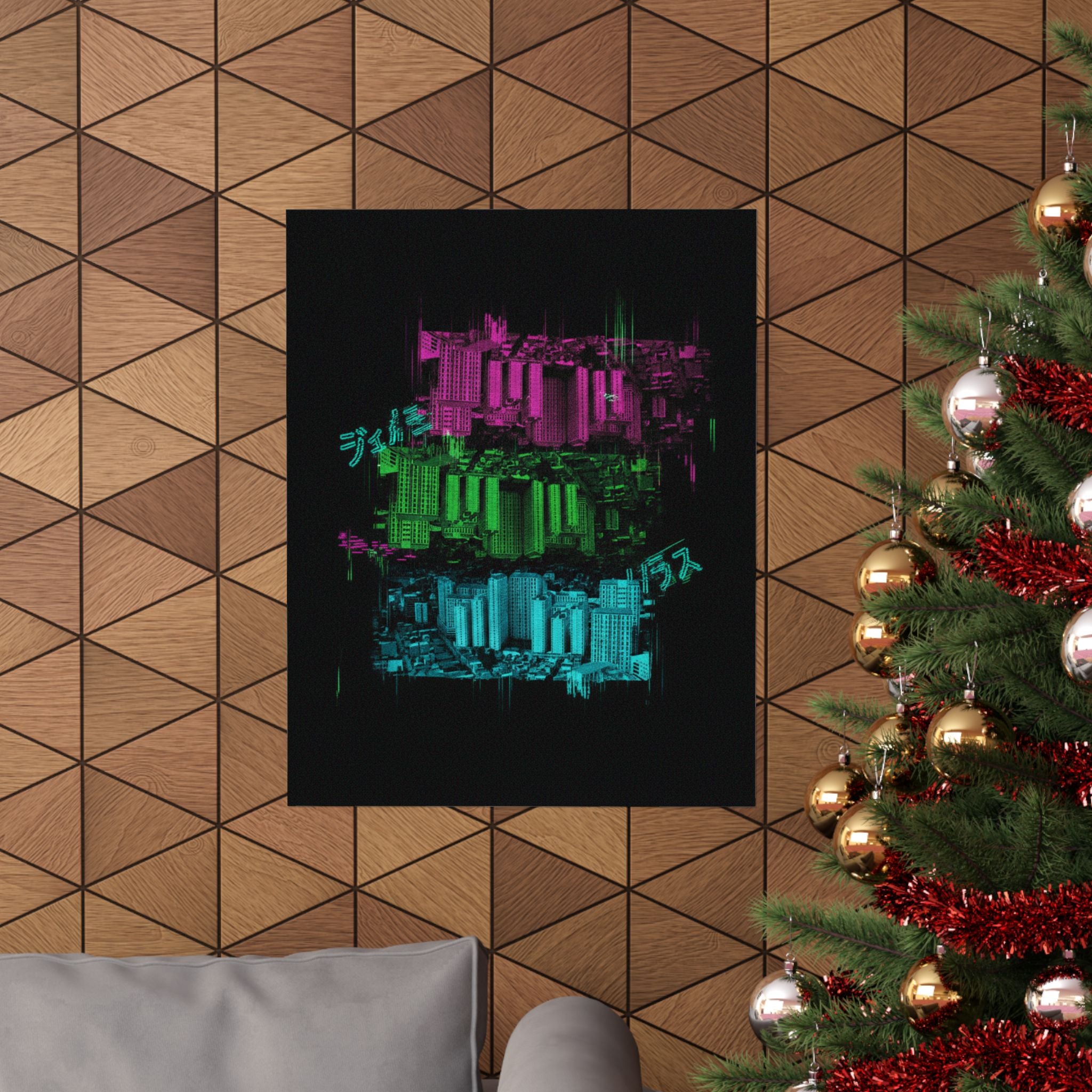 Glitch Culture — Cityscape — Matte Poster