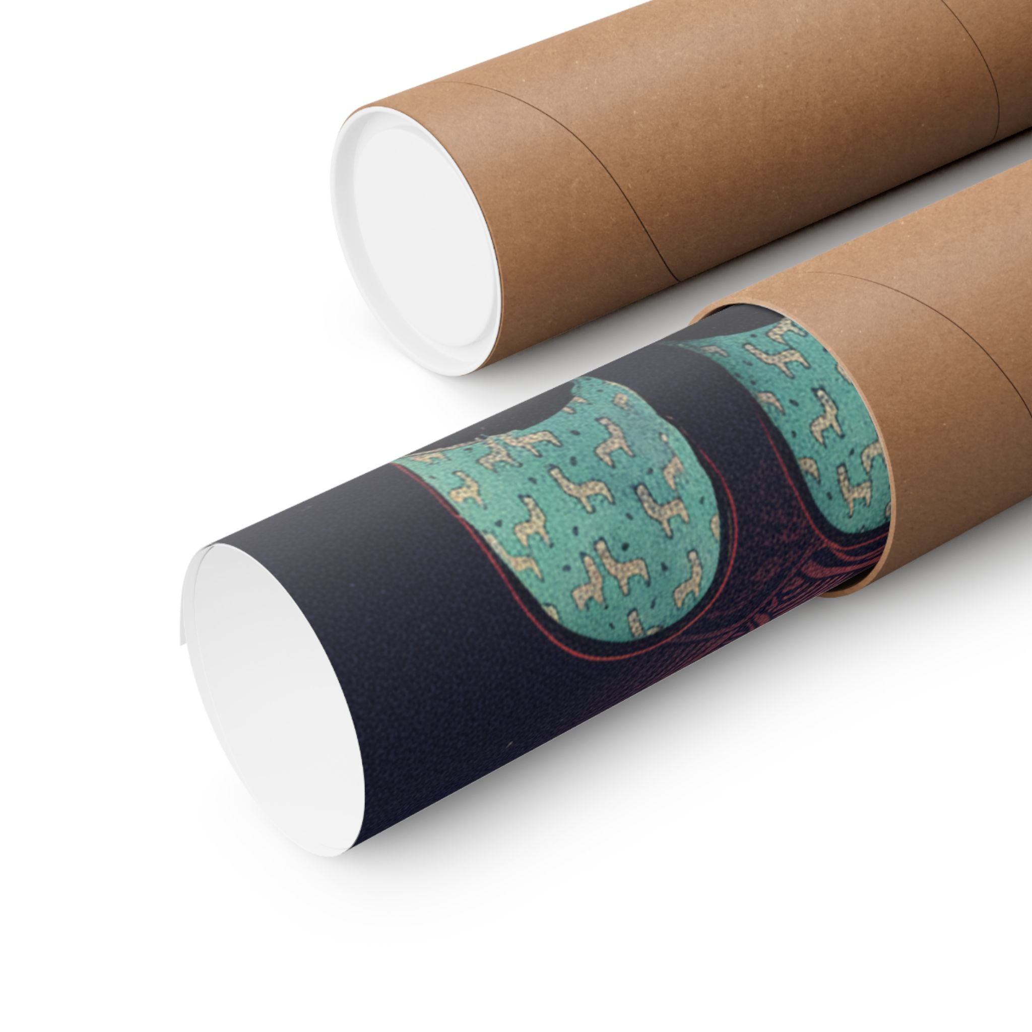Japanese Street — Dog — Matte Poster