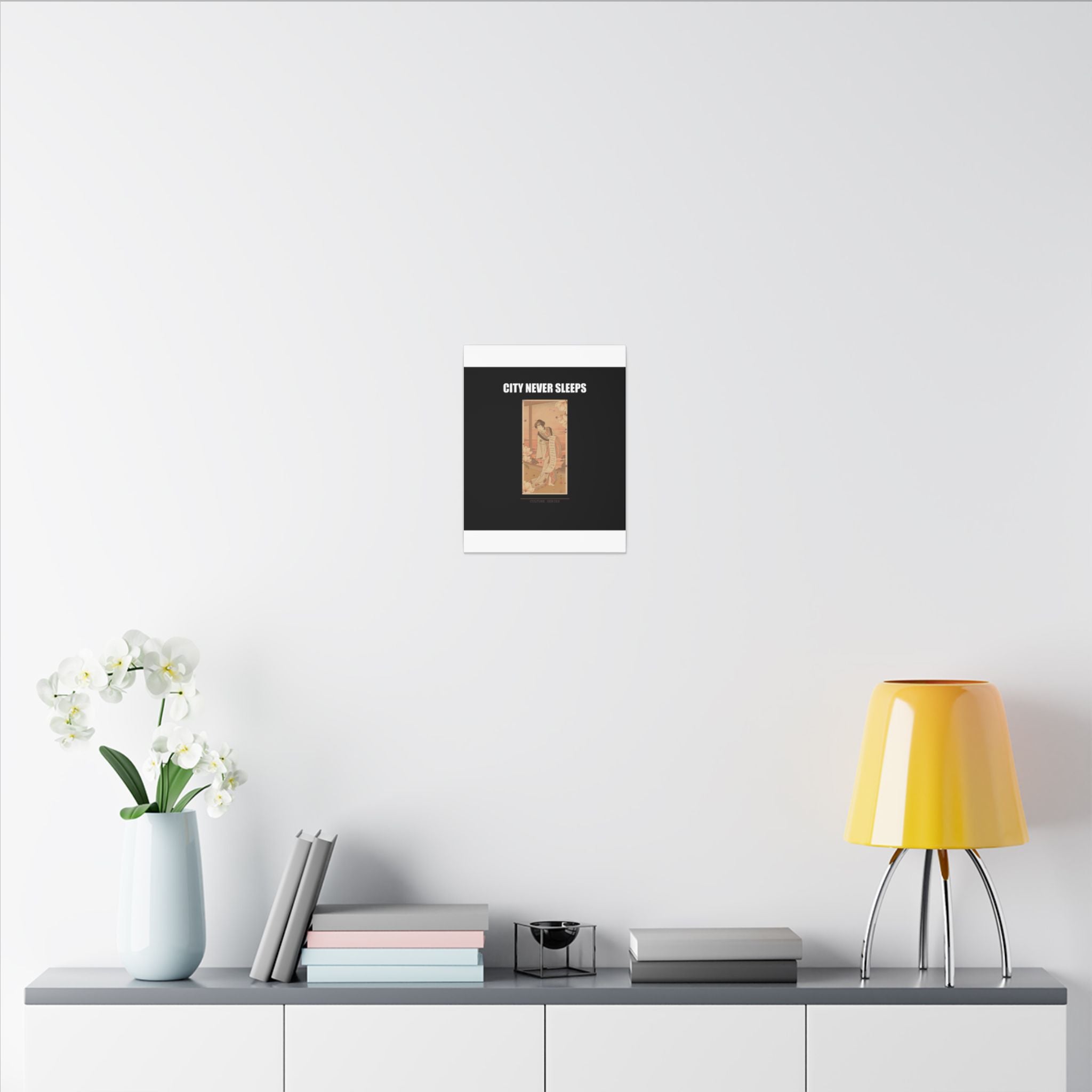 STREET CERTIFIED | The Second Yamashito Kinsaku As A Courtesan Standing In A Room — Matte Canvas