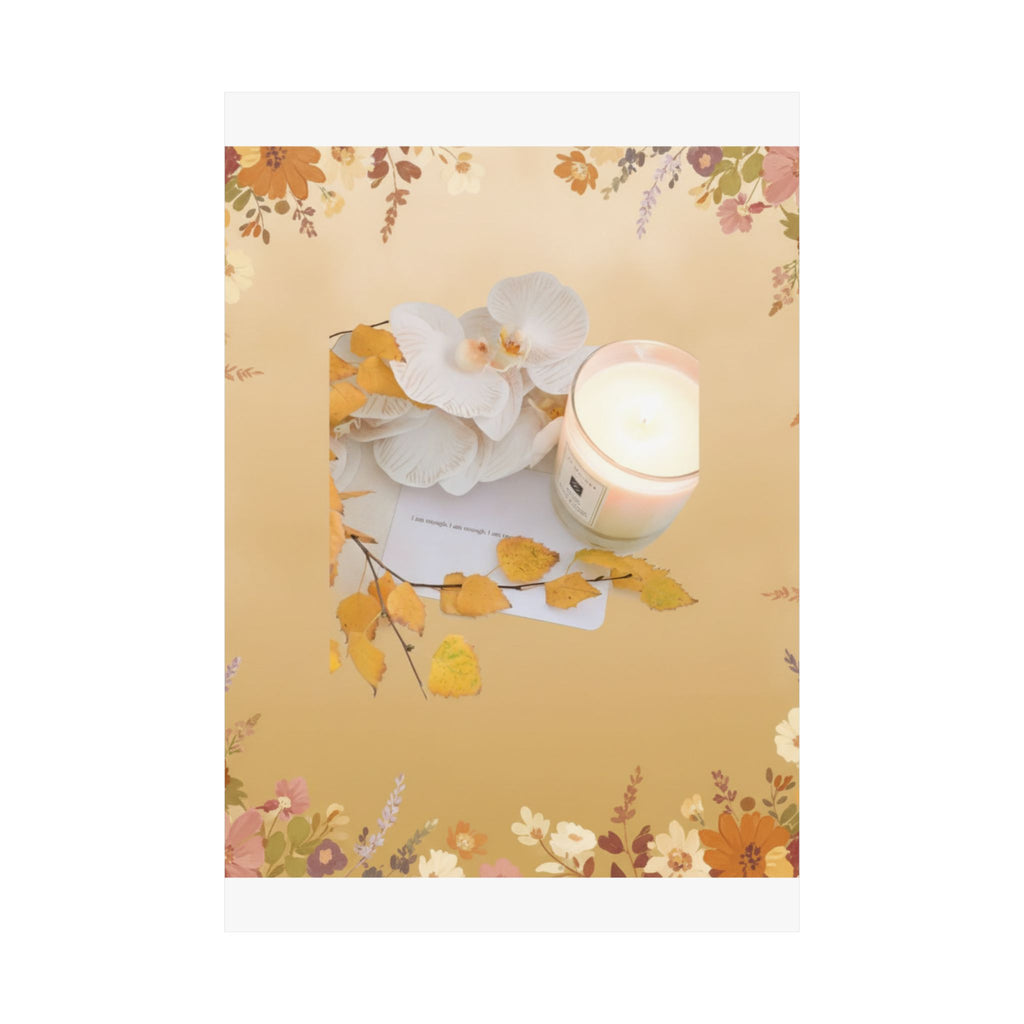 Affirmation — Candle — Matte Poster