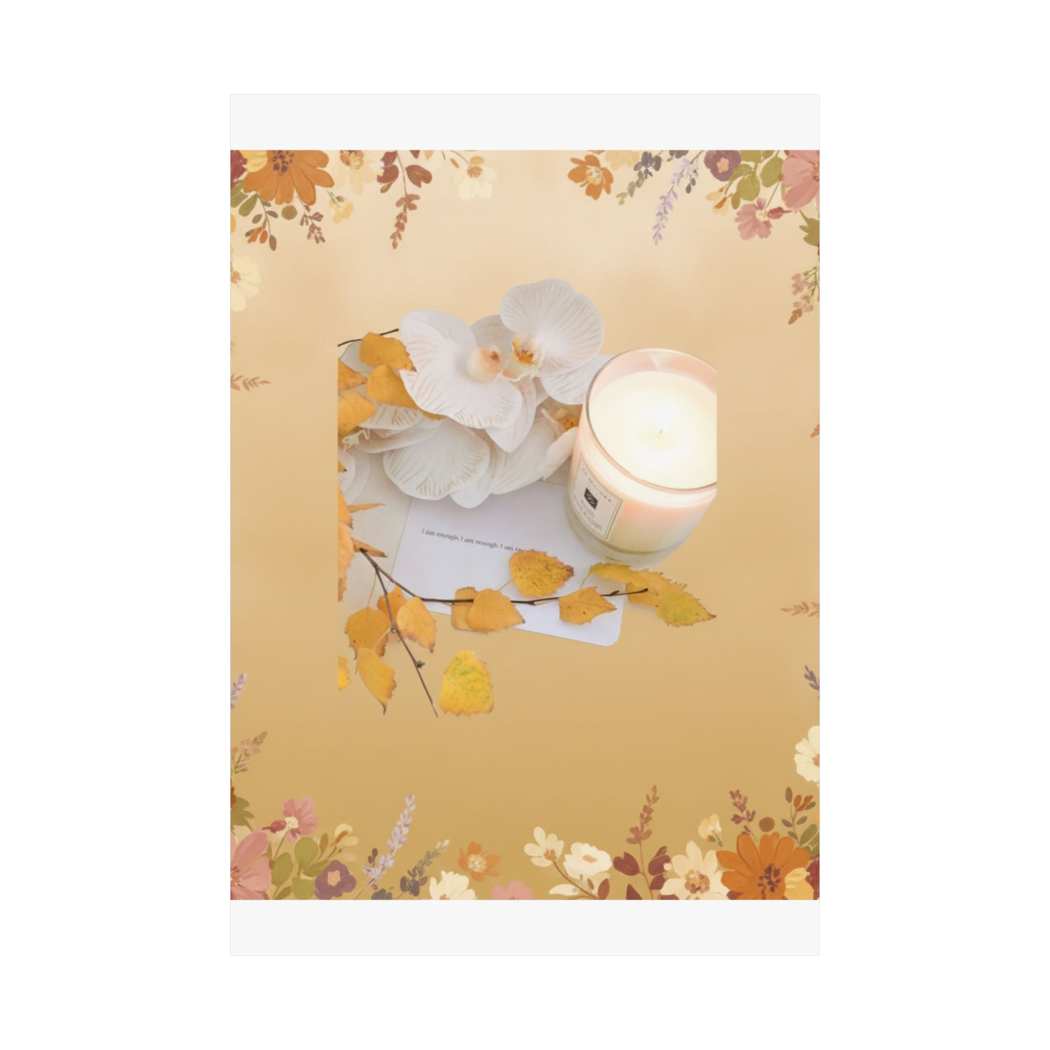 Affirmation — Candle — Matte Poster
