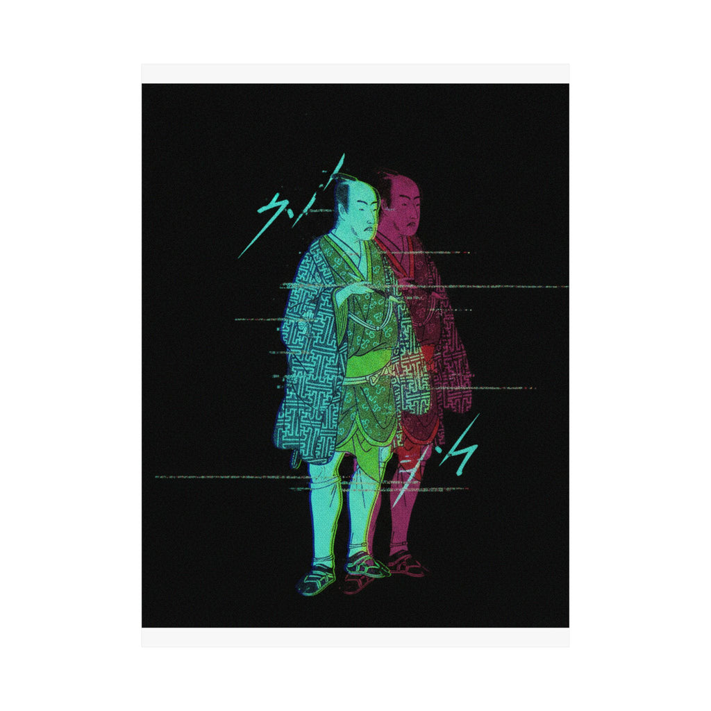 Glitch Culture — The Fourth Matsumoto Koshiro As A Man Dressed In A Short Kimono — Matte Poster