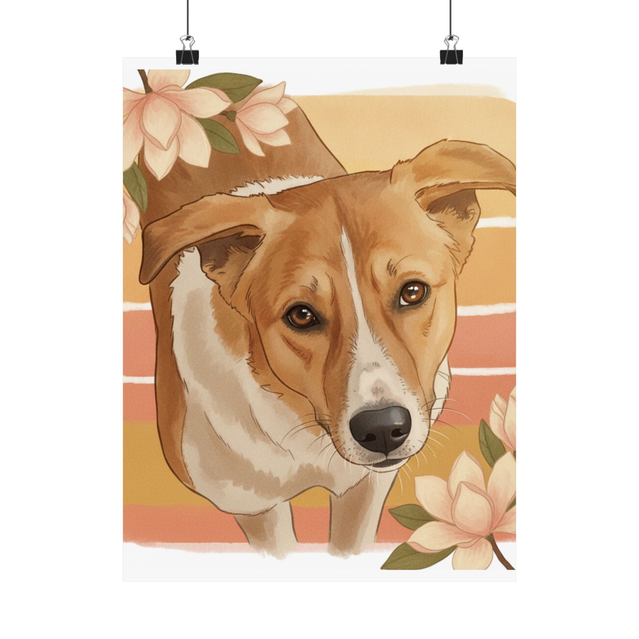 Southern Sunset — Dog — Matte Poster