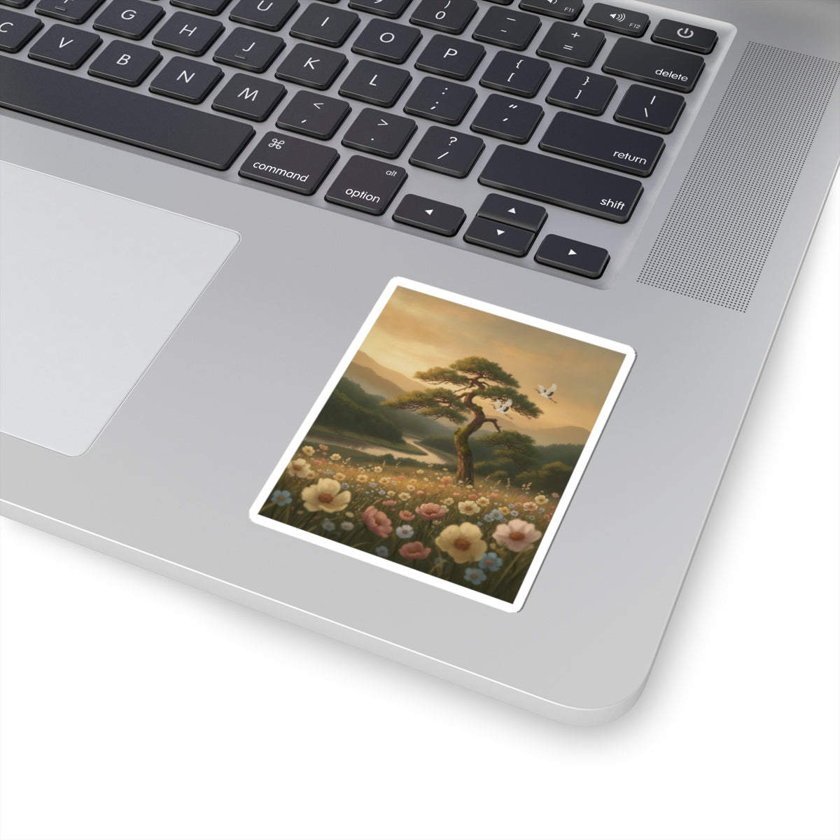 Scenic Nature — Picture Book Of Amusements Of The Eastern Capital (Ehon Azuma Asobi) — Kiss-Cut Sticker