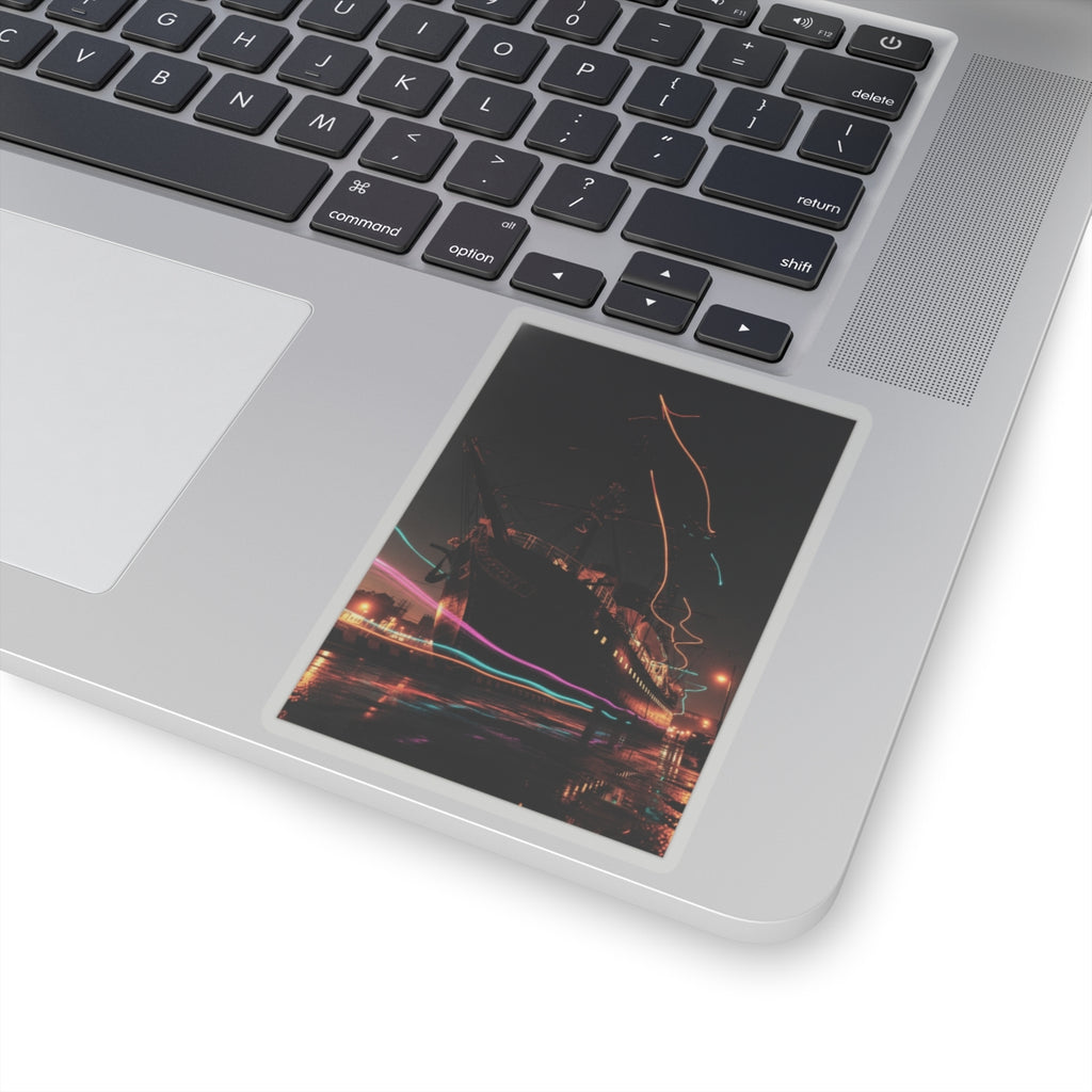 Fast Furious — Yokohama Trade: Picture Of Westerners Shipping Cargo — Kiss-Cut Sticker