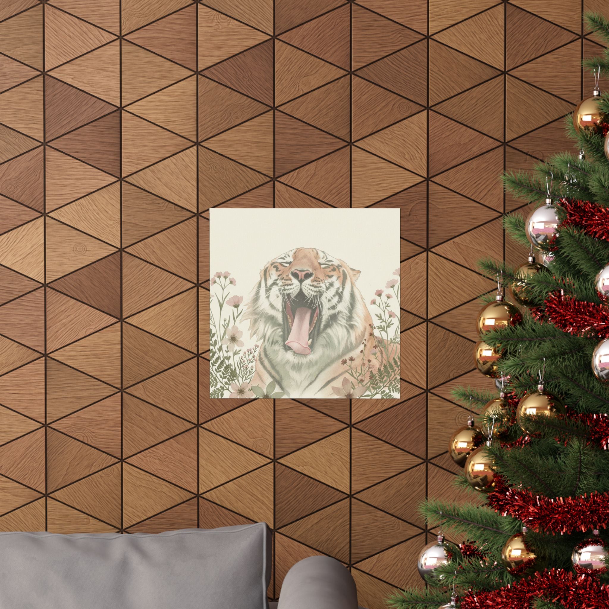 Botanical — Tiger — Matte Poster