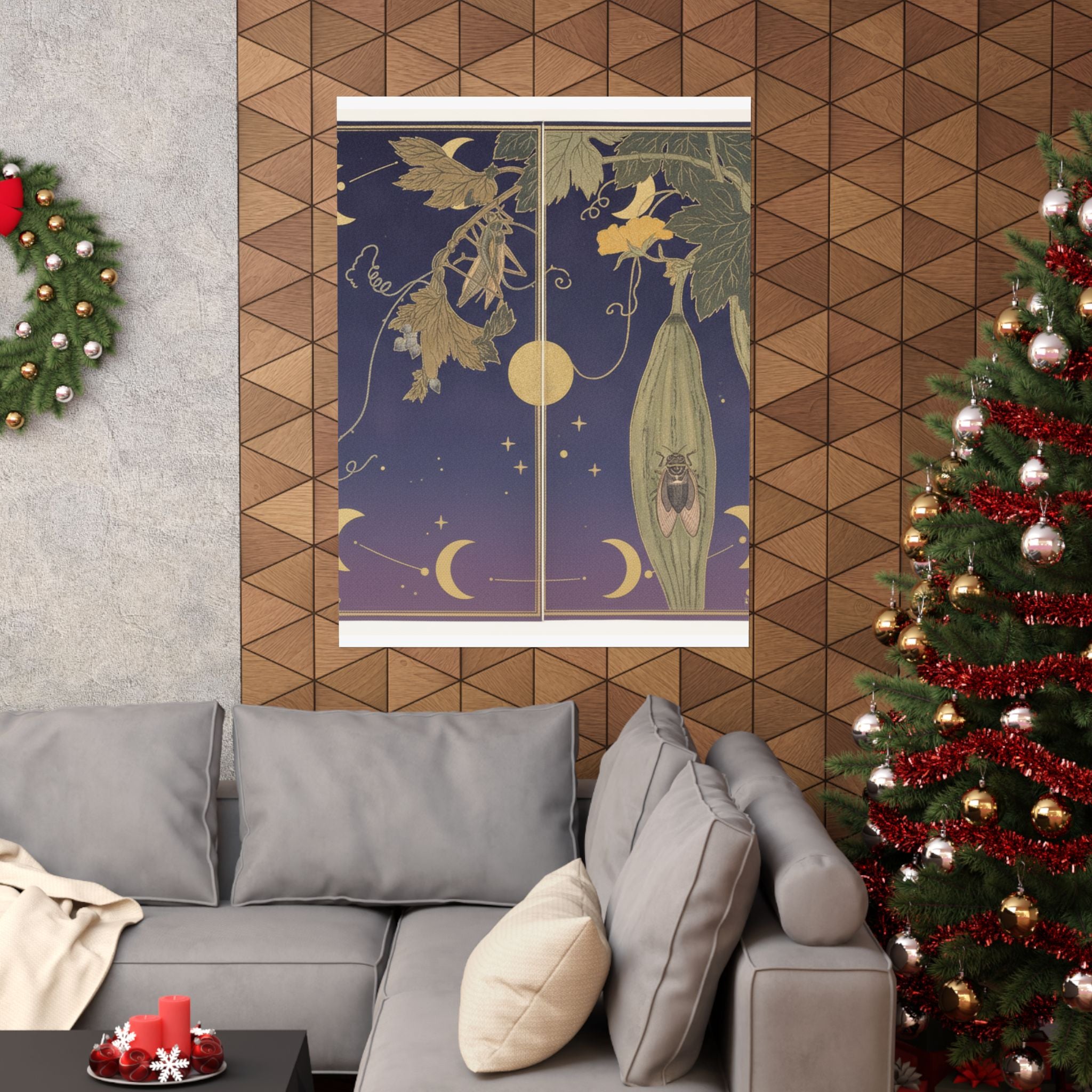 Celestial — Grasshopper (Kirigirisu); Cicada (Semi), From The Picture Book Of Crawling Creat — Matte Poster