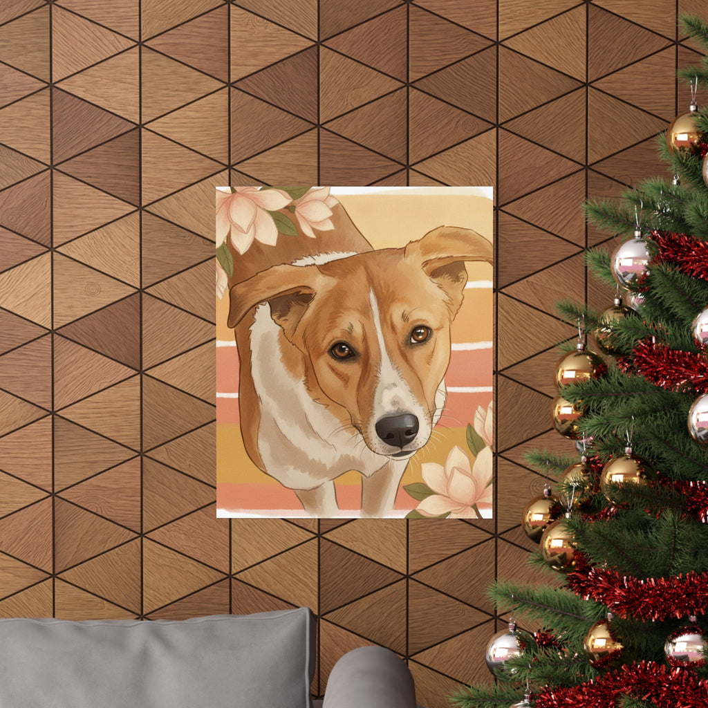 Southern Sunset — Dog — Matte Poster