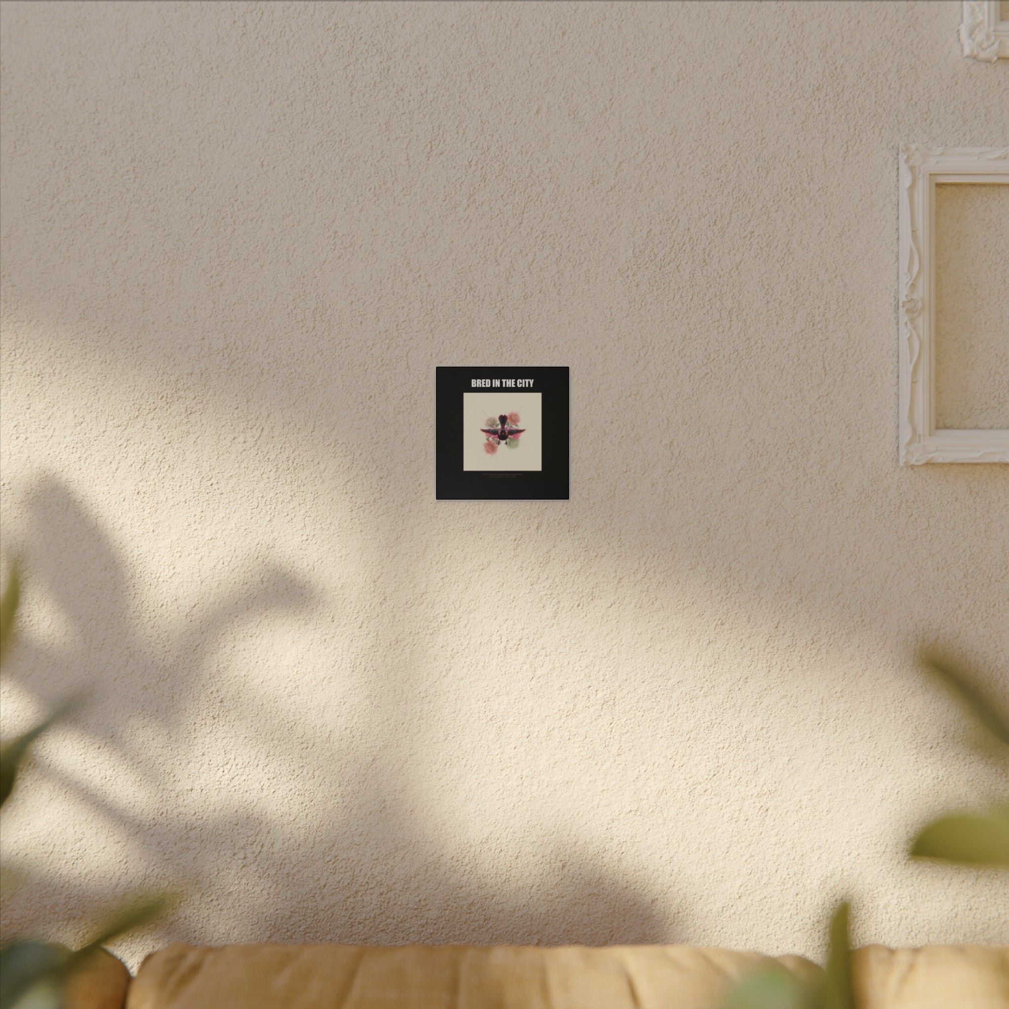 BRED IN THE CITY Flying Bird & Roses Matte Canvas