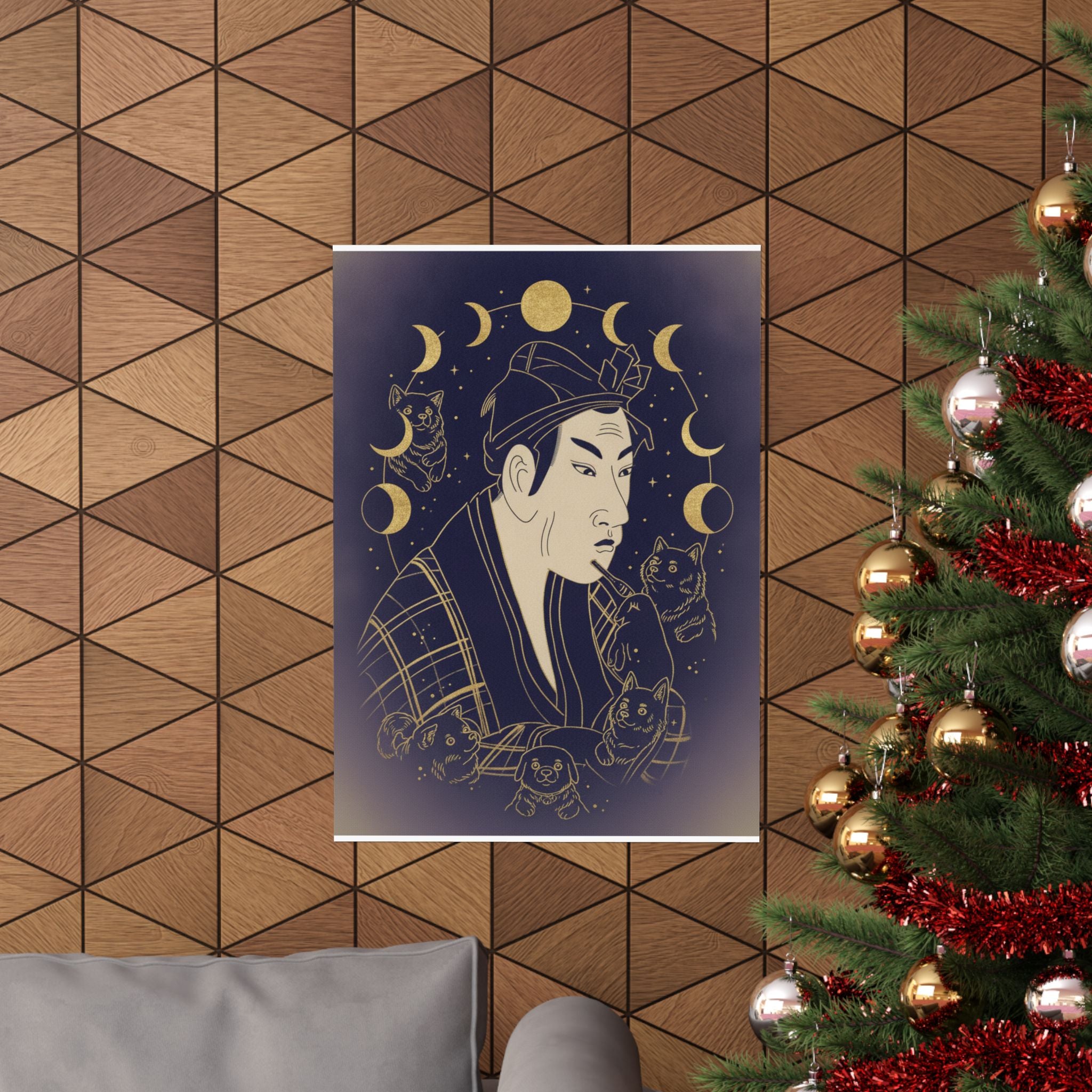 Celestial — The Actor Matsumoto Koshiro As Banzuin Chobei — Matte Poster