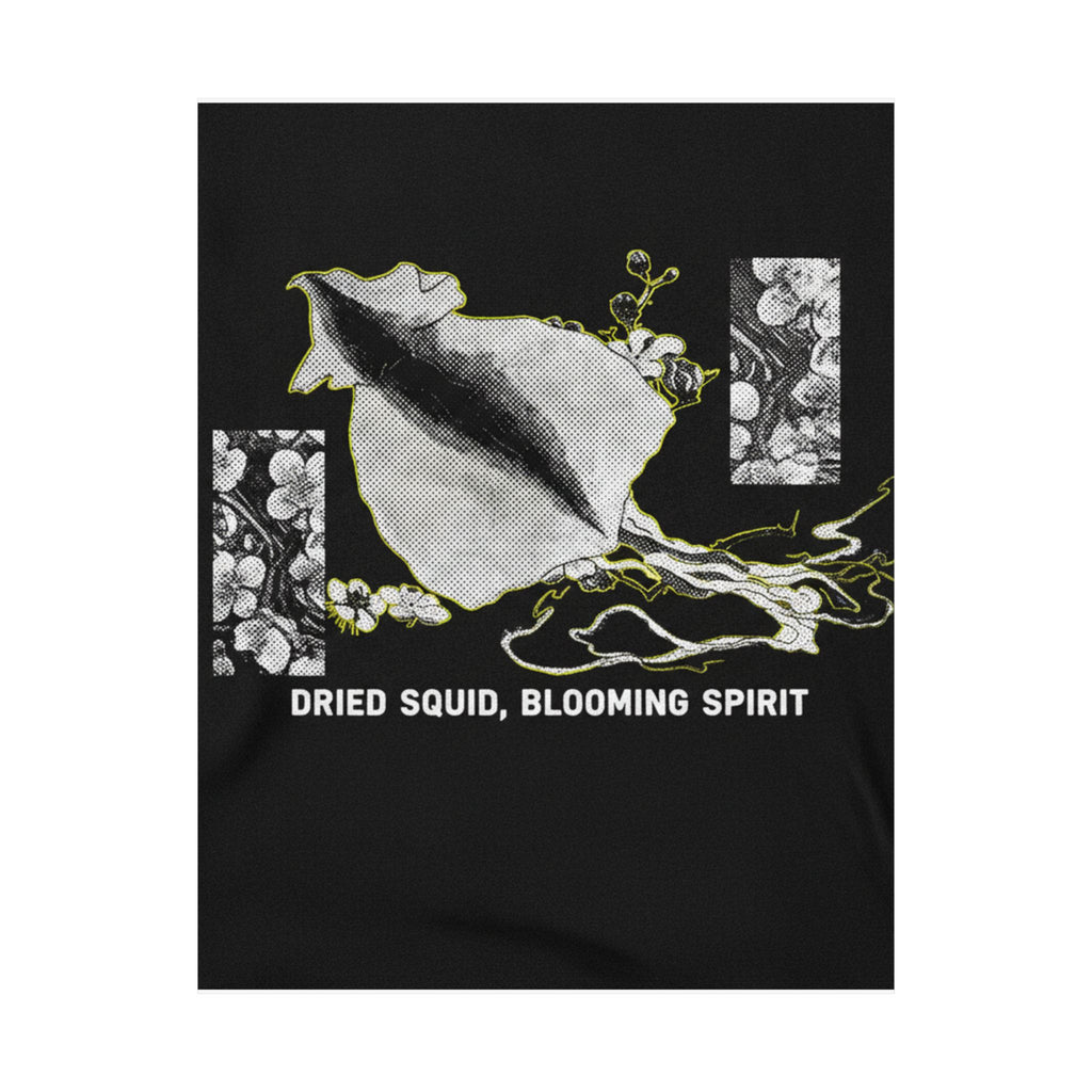 Streetwear Collage — Dried Cuttle-Fish And Plum Blossoms — Matte Poster