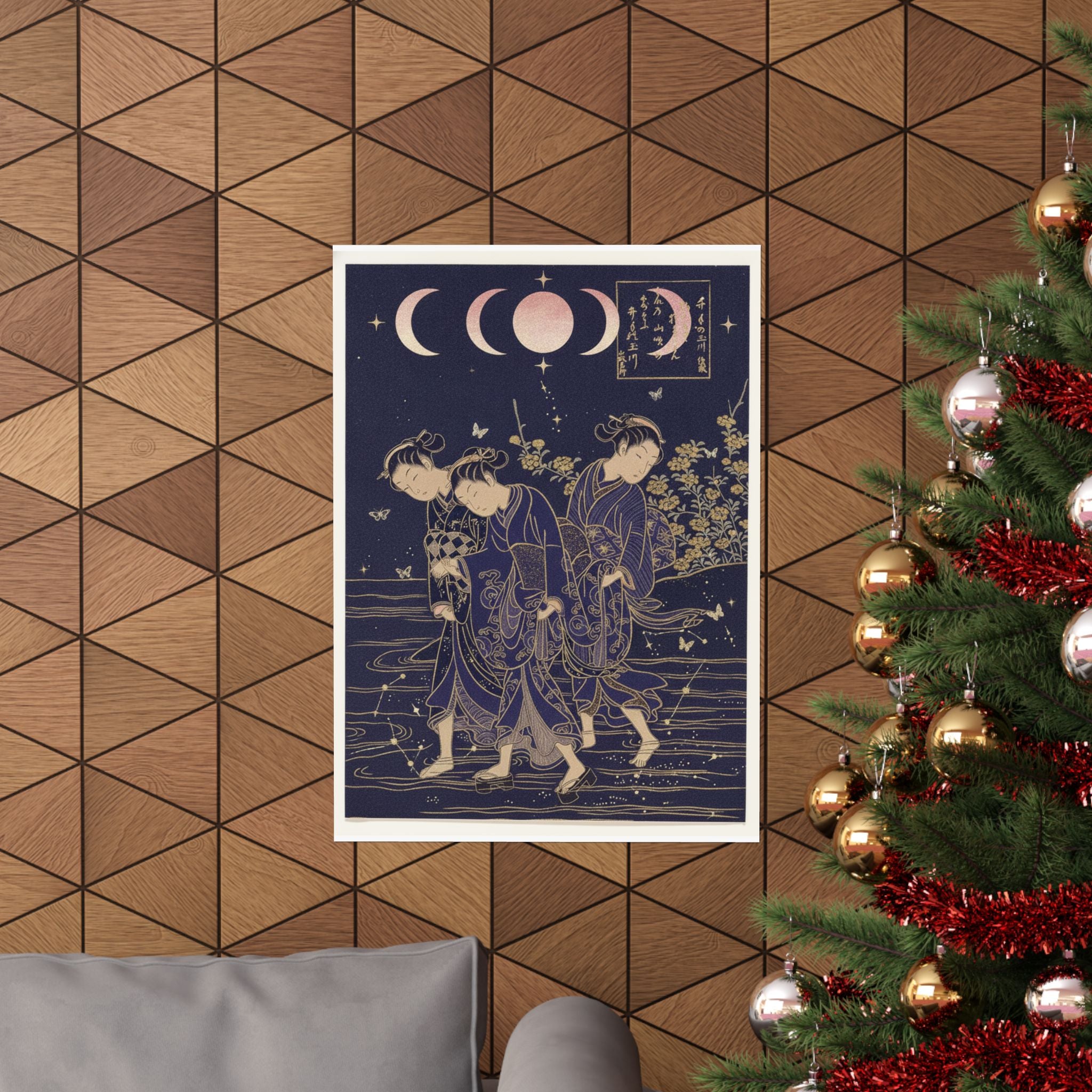 Celestial — The Tama River At Ide, Yamashiro Province — Matte Poster