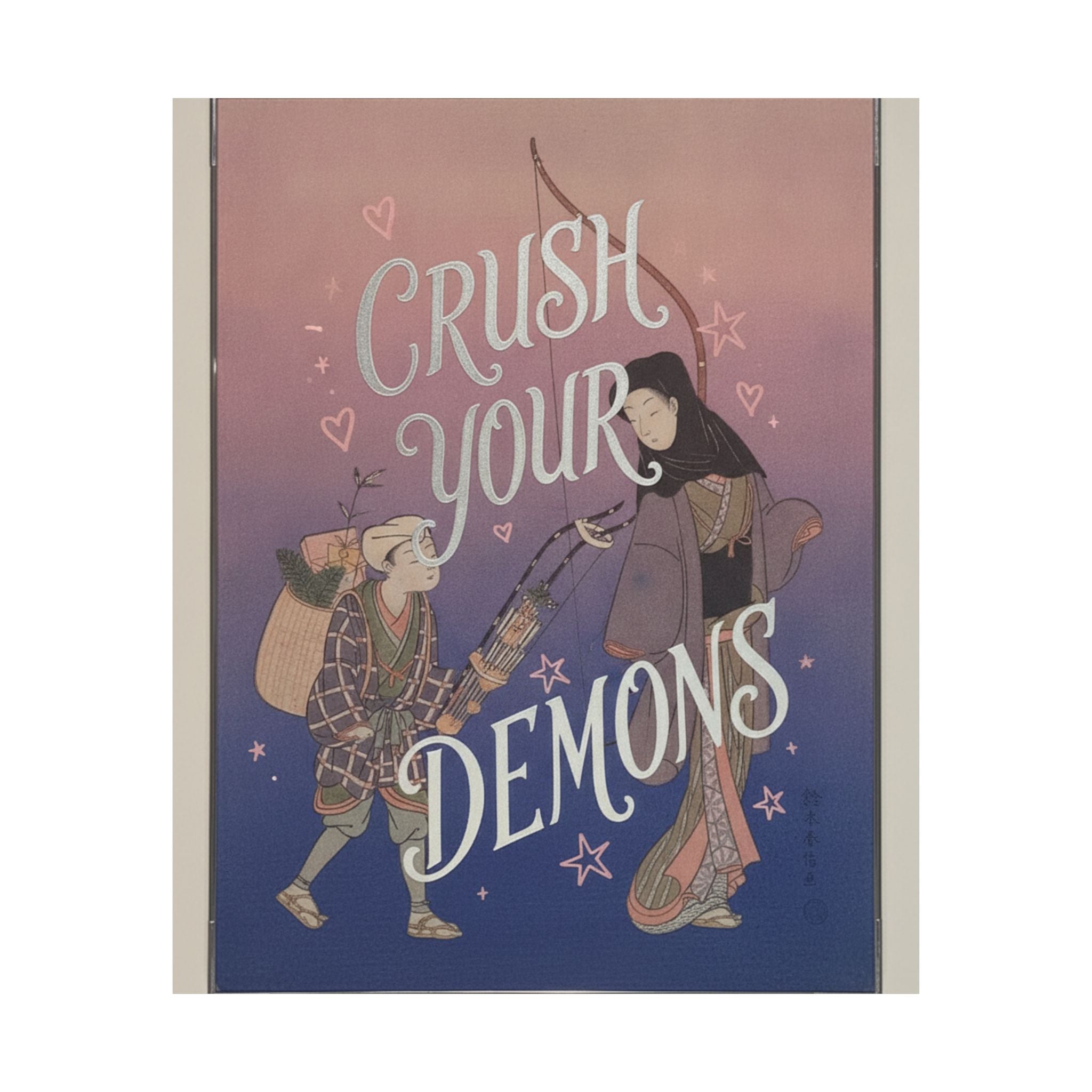 Affirmation — Demon-Crushing Bow — Matte Poster