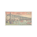 Affirmation — Illustration Of The Opening Of Azuma Bridge In Tokyo (Tokyo Meisho No Uchi Azuma — Kiss-Cut Sticker