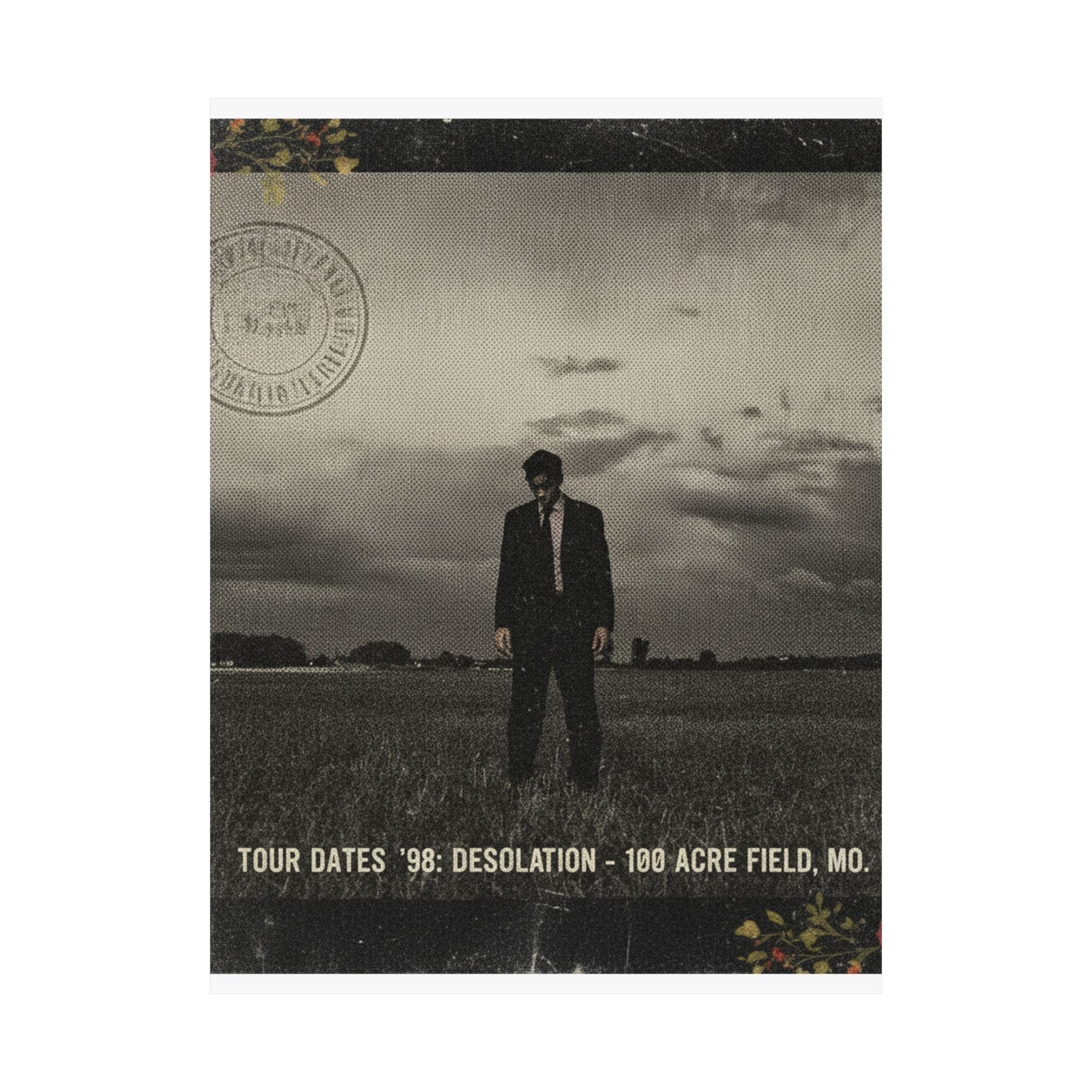 Desolation '98 Tour Vintage Bootleg Field Poster