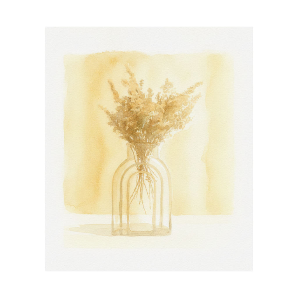 Watercolor — Flowers — Matte Poster