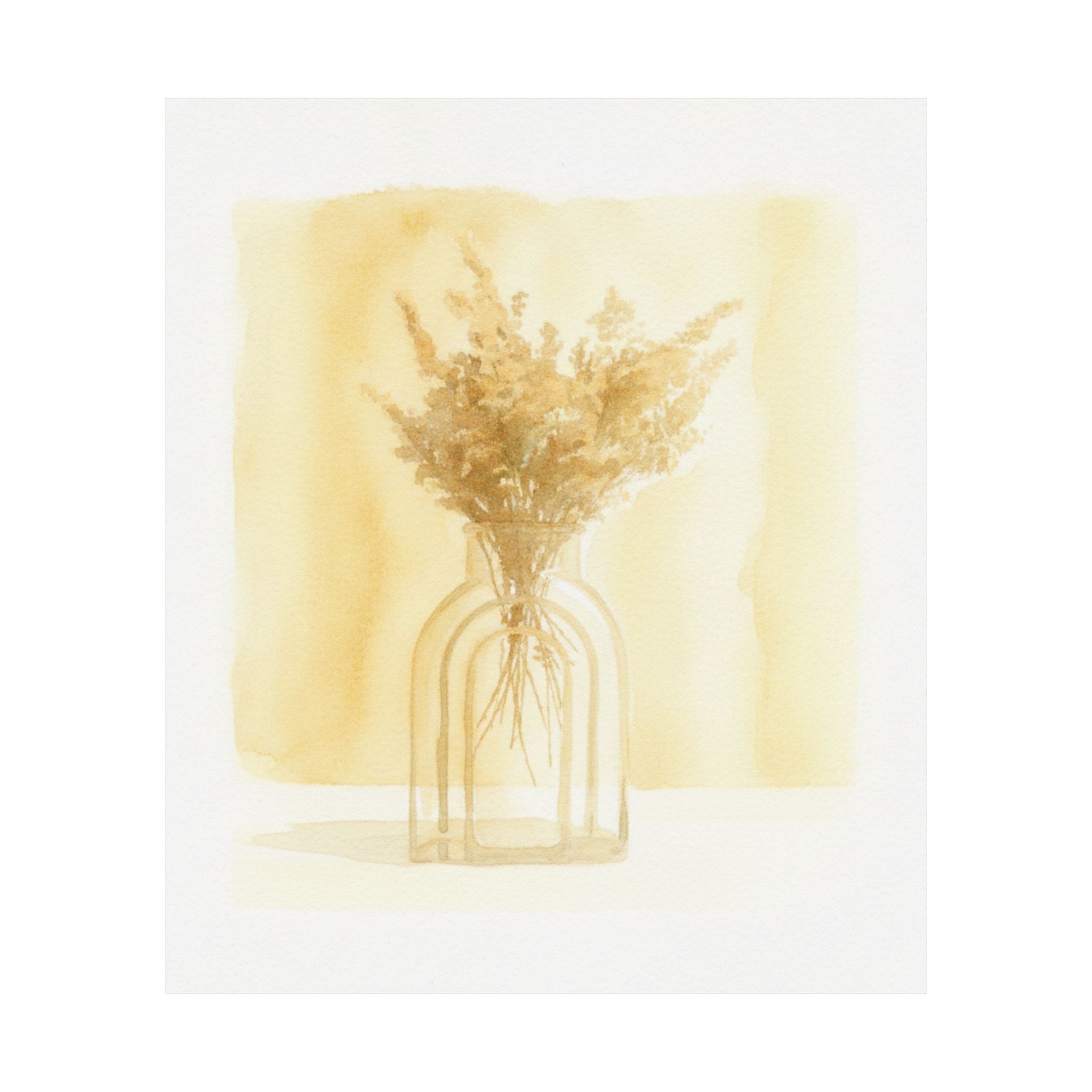 Watercolor — Flowers — Matte Poster