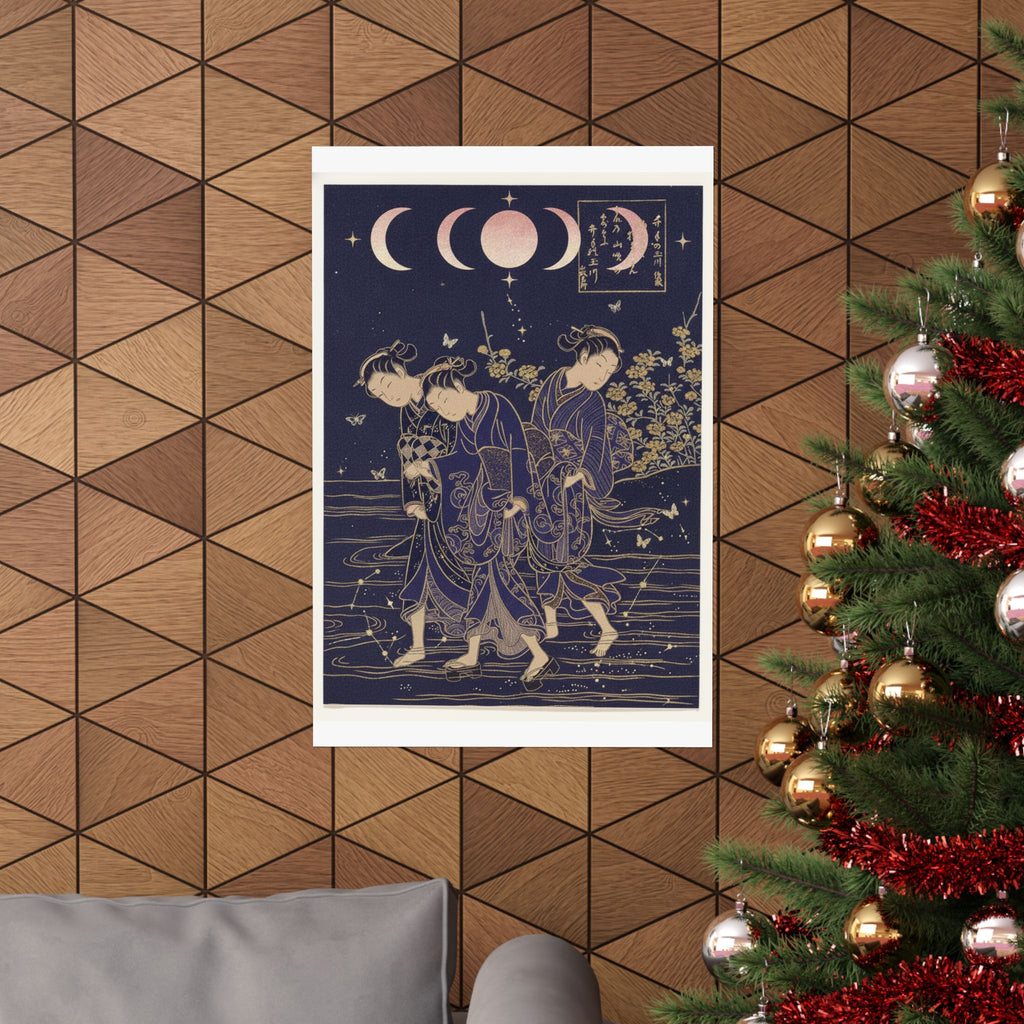 Celestial — The Tama River At Ide, Yamashiro Province — Matte Poster