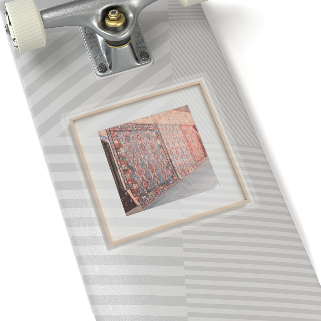 Watercolor — Rug — Kiss-Cut Sticker