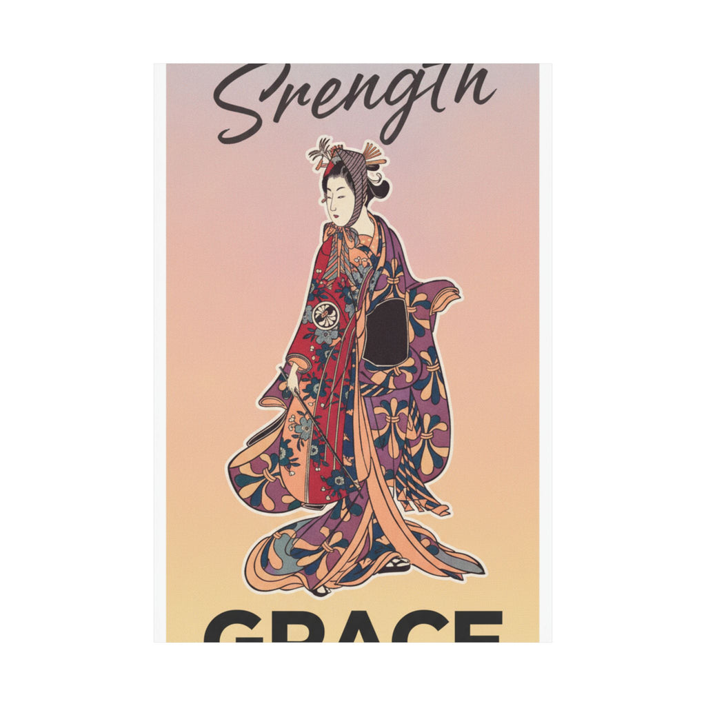 Affirmation — Segawa Kikunojō Ii As A Woman Standing — Matte Poster