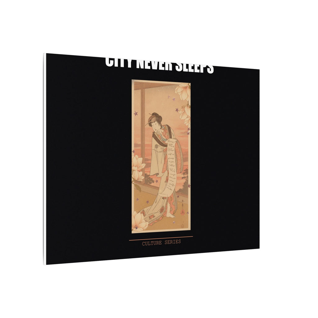 STREET CERTIFIED | The Second Yamashito Kinsaku As A Courtesan Standing In A Room — Matte Canvas