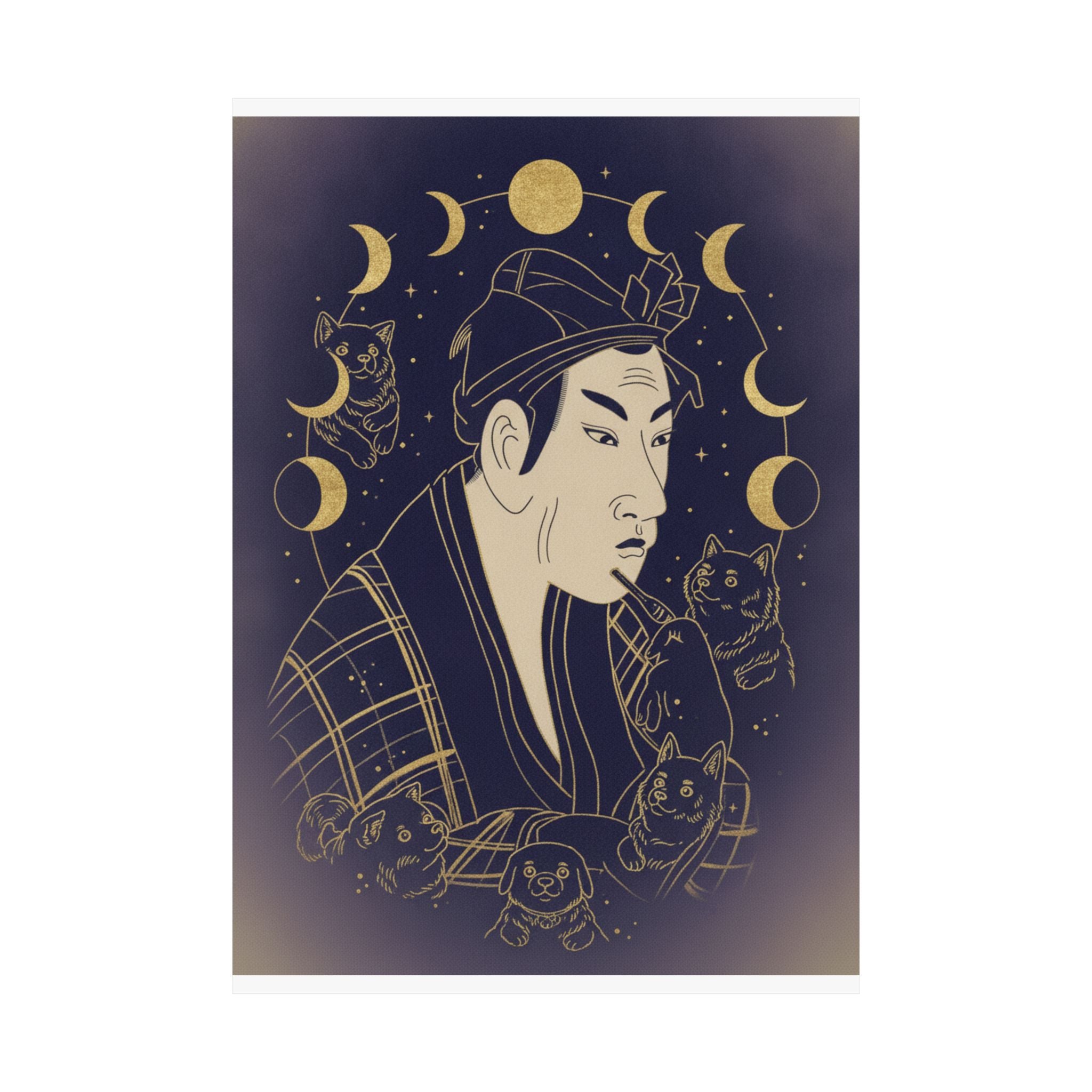 Celestial — The Actor Matsumoto Koshiro As Banzuin Chobei — Matte Poster