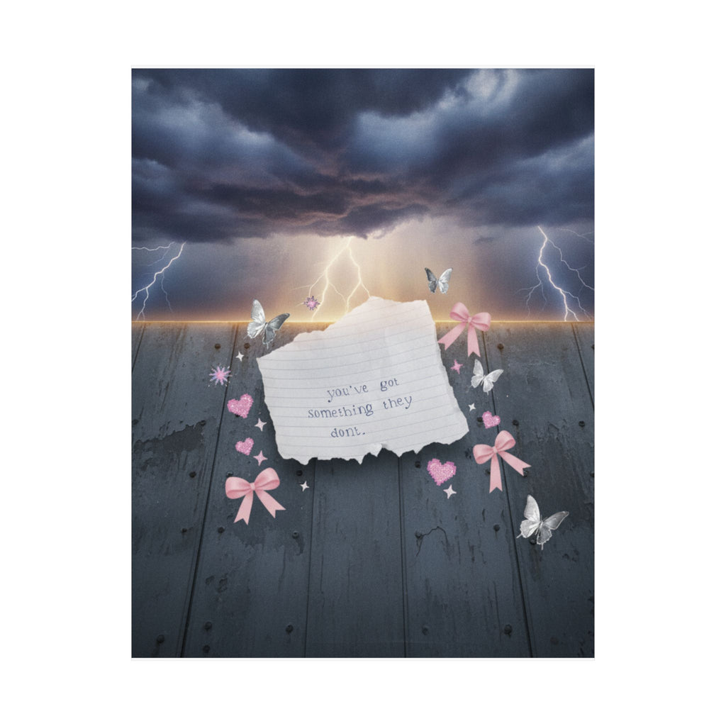 Dramatic Storm — Note — Matte Poster