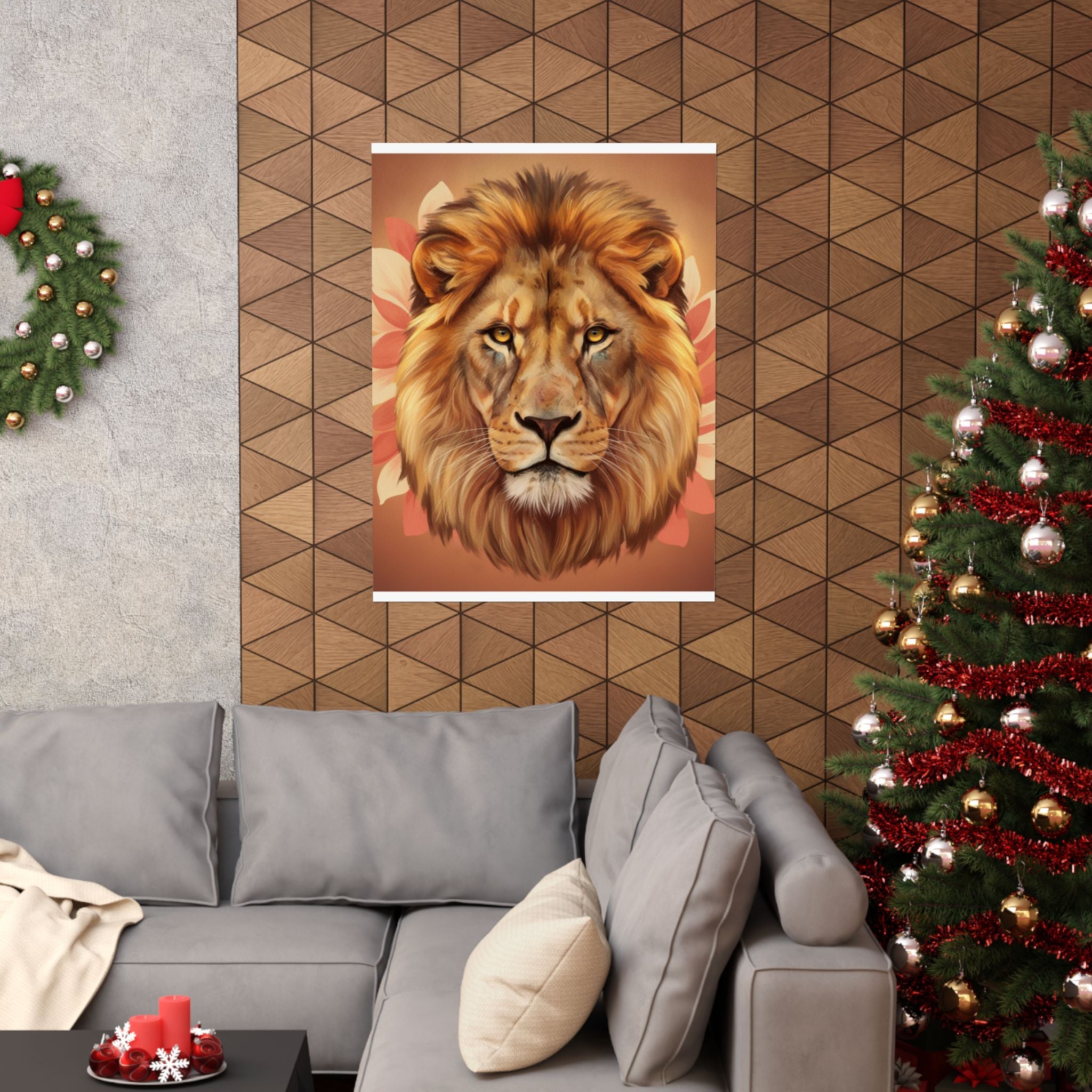 Southern Sunset — Lion — Matte Poster