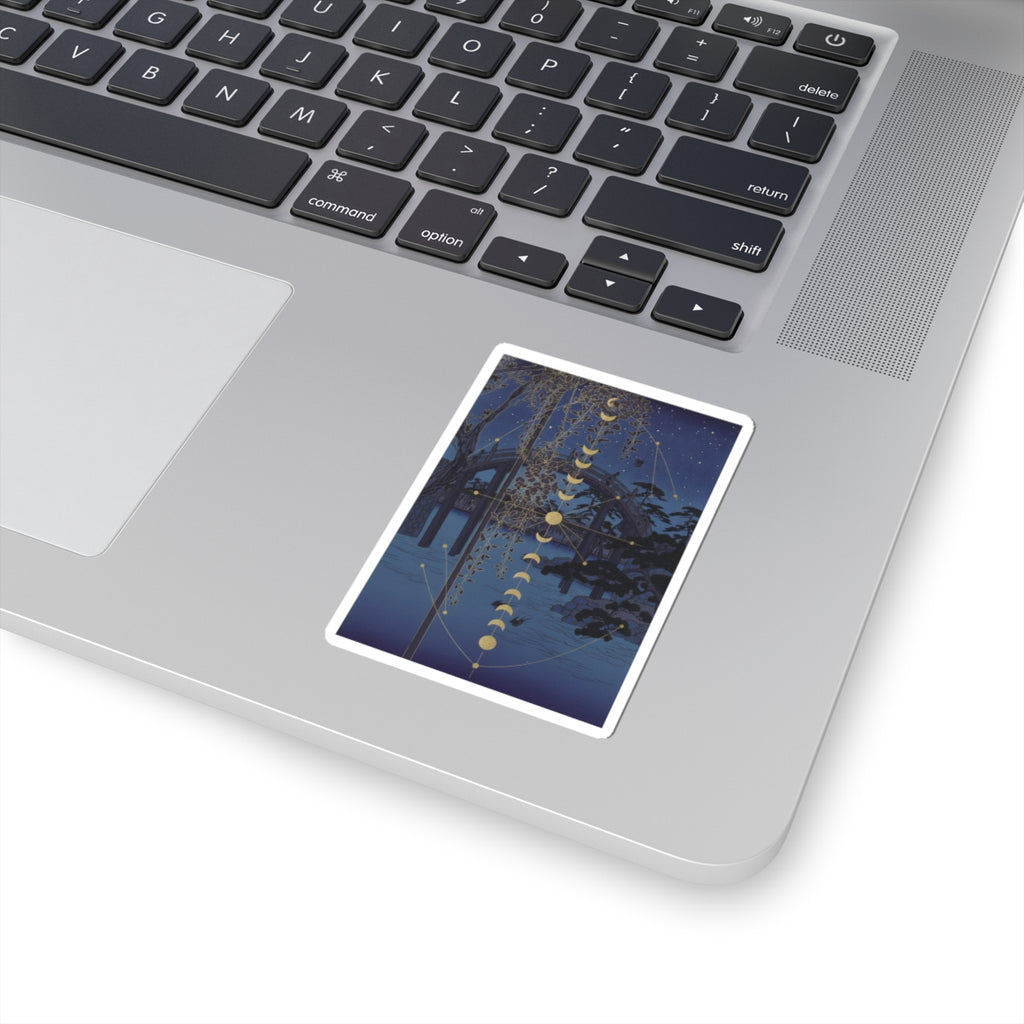 Celestial — In The Kameido Tenjin Shrine Compound — Kiss-Cut Sticker