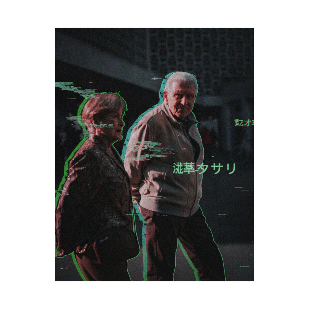 Glitch Culture — Person — Matte Poster