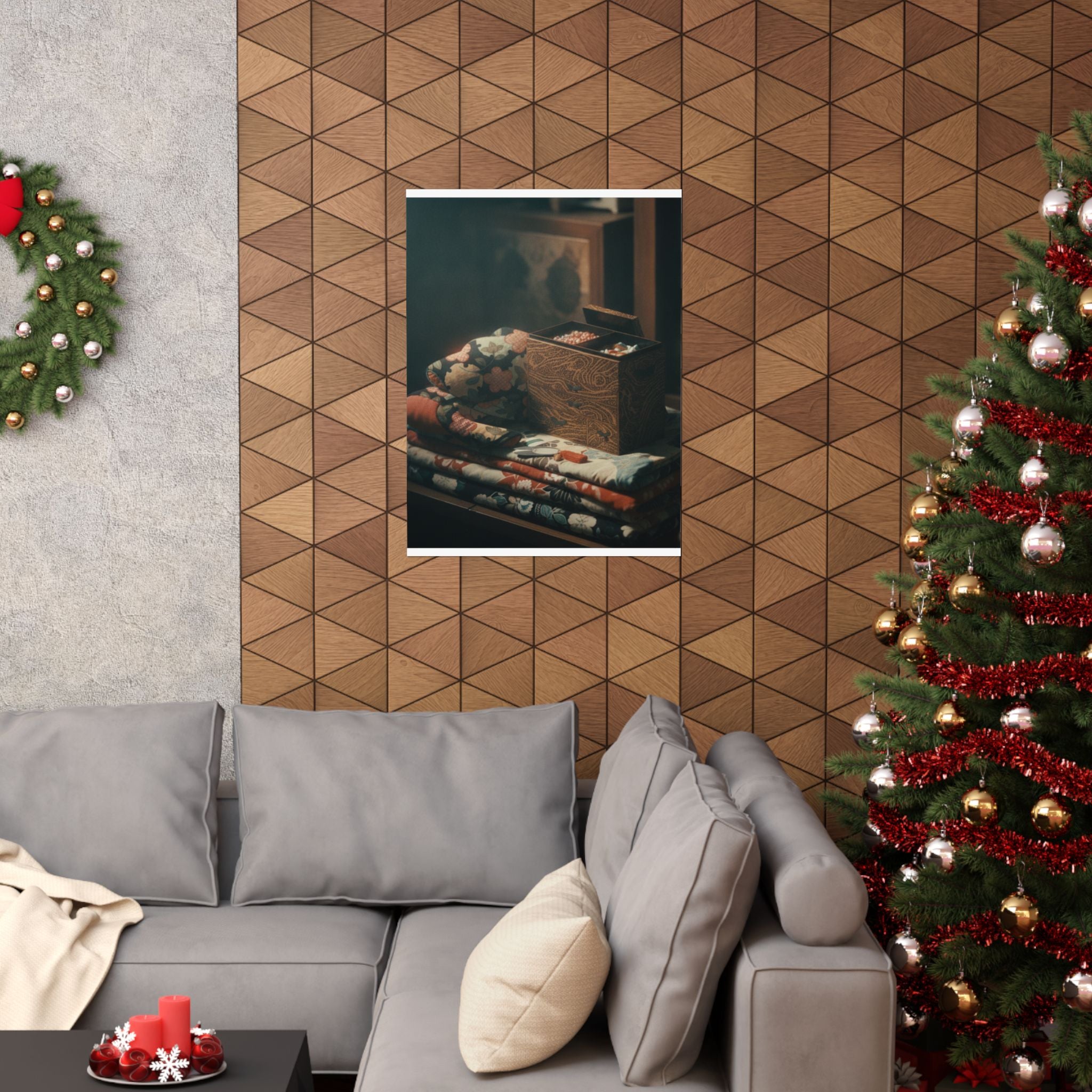 Cinematic — Lady'S Work-Box And Bed Clothing — Matte Poster