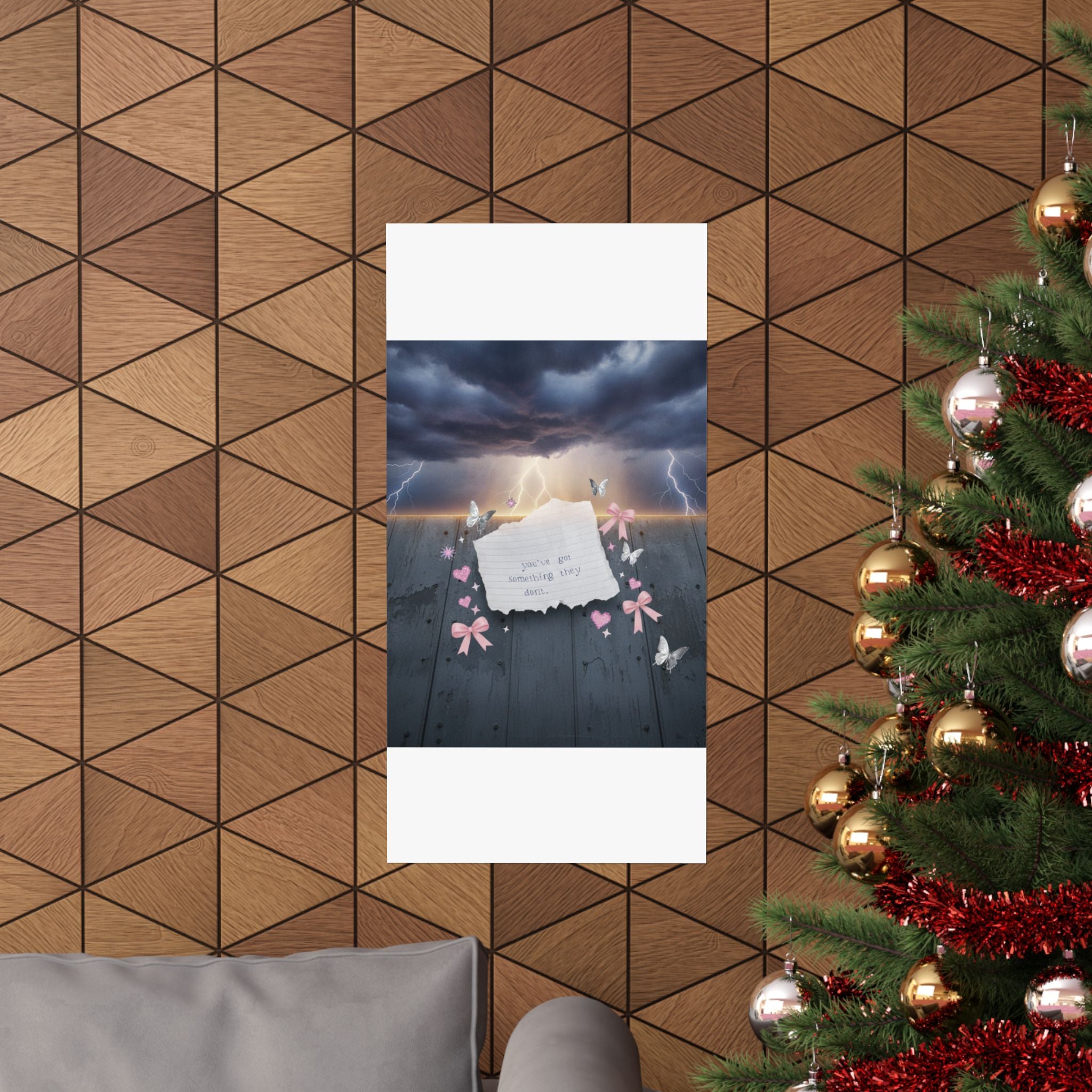 Dramatic Storm — Note — Matte Poster