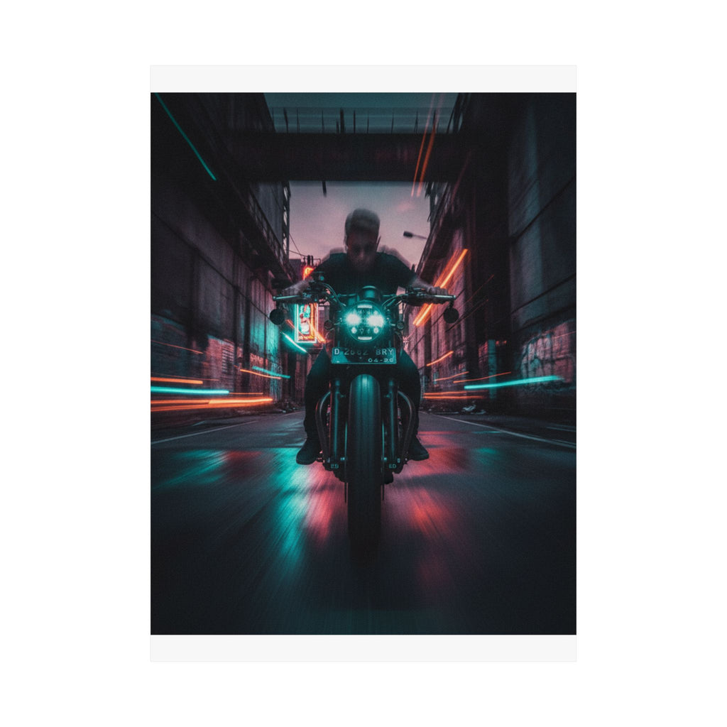 Fast Furious — Motorcycle — Matte Poster