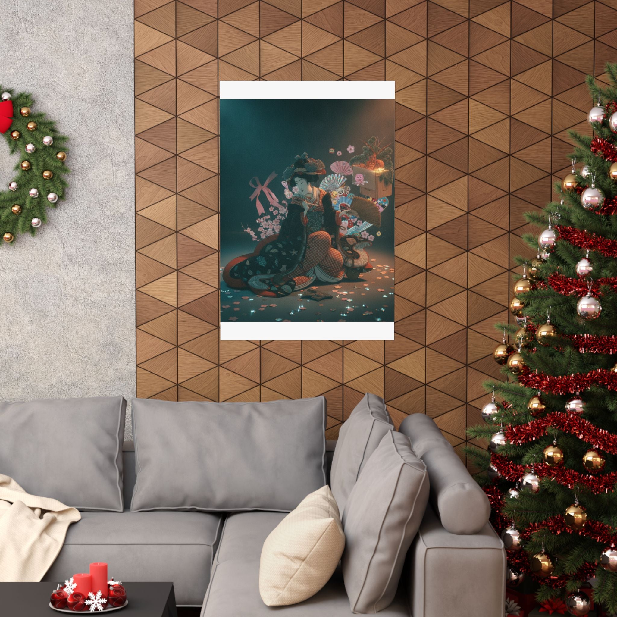 Cinematic — Courtesan And New Year Decoration — Matte Poster