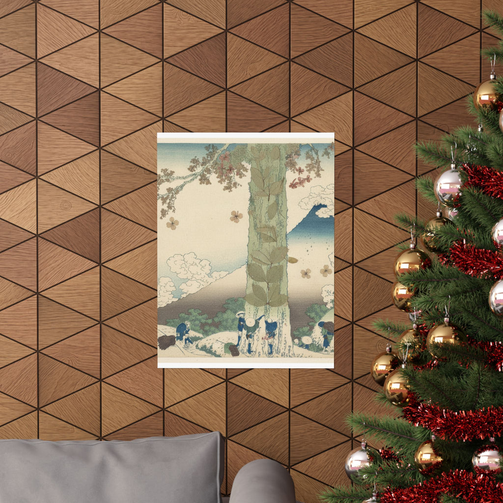Botanical — Mishima Pass In Kai Province (Kōshū Mishima Goe), From The Series Thirty-Six Vie — Matte Poster