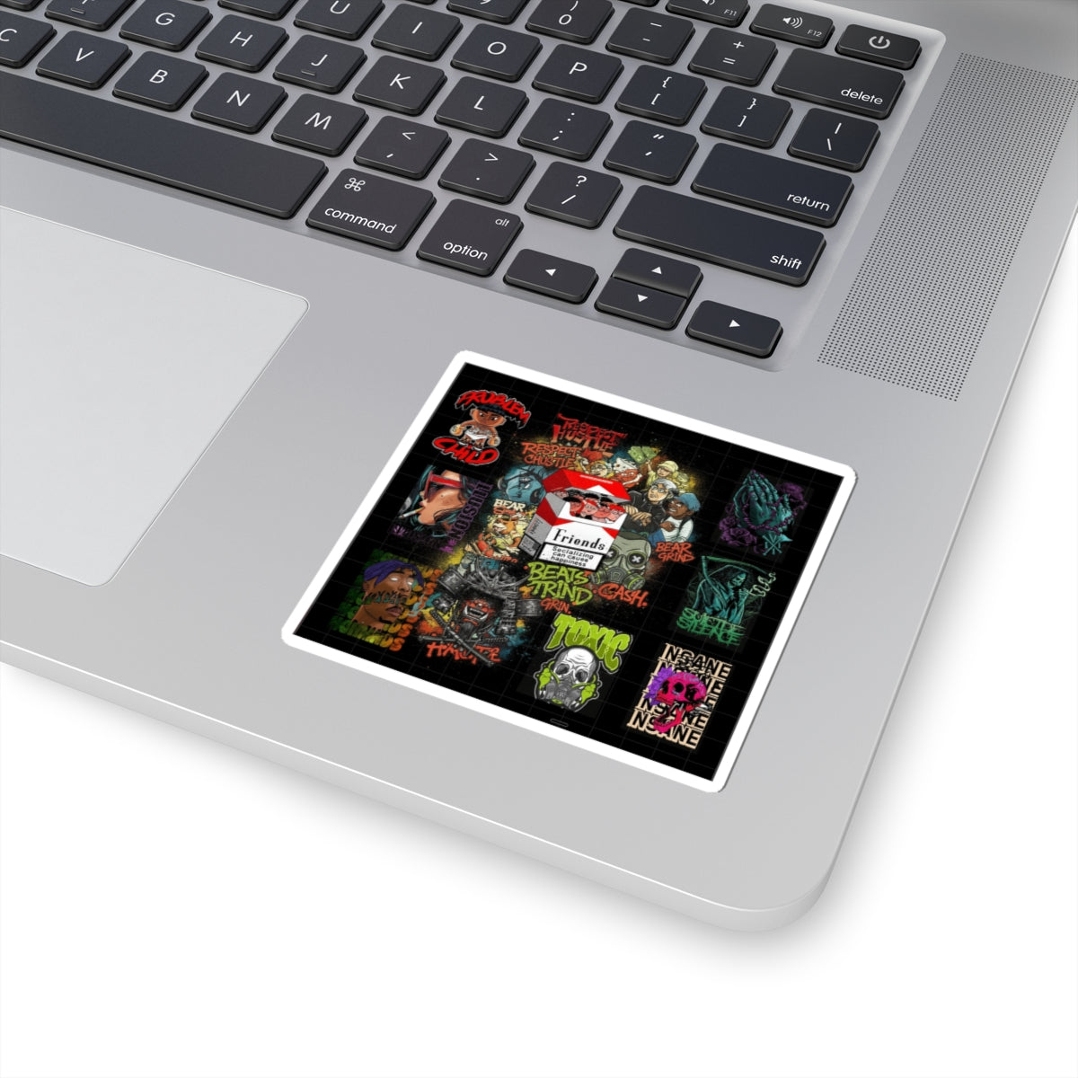 Dramatic Storm — Person — Kiss-Cut Sticker