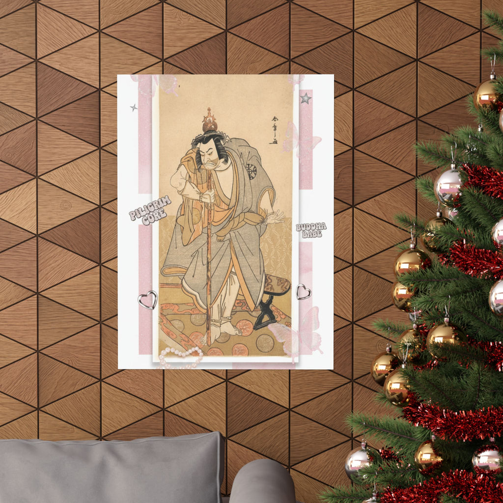 Ecommerce Main — The Actor Nakamura Nakazo As A Rokuju-Rokubu (Pilgrim To Buddhist Temple) — Matte Poster