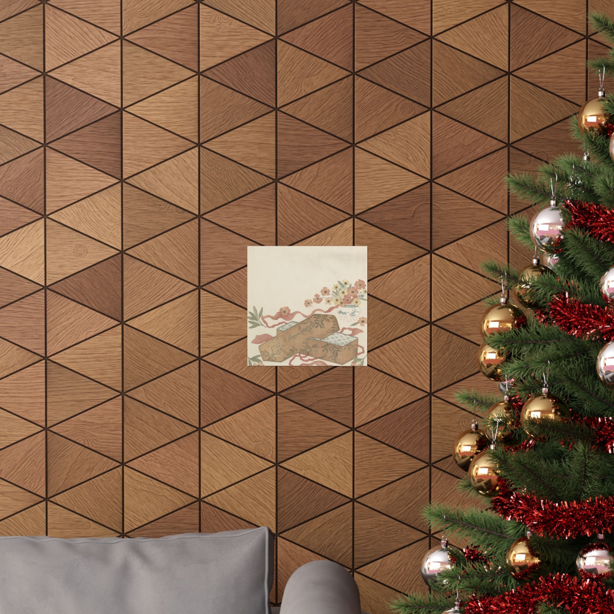 Botanical — Letter-Box With Letter And Potted Flower — Matte Poster