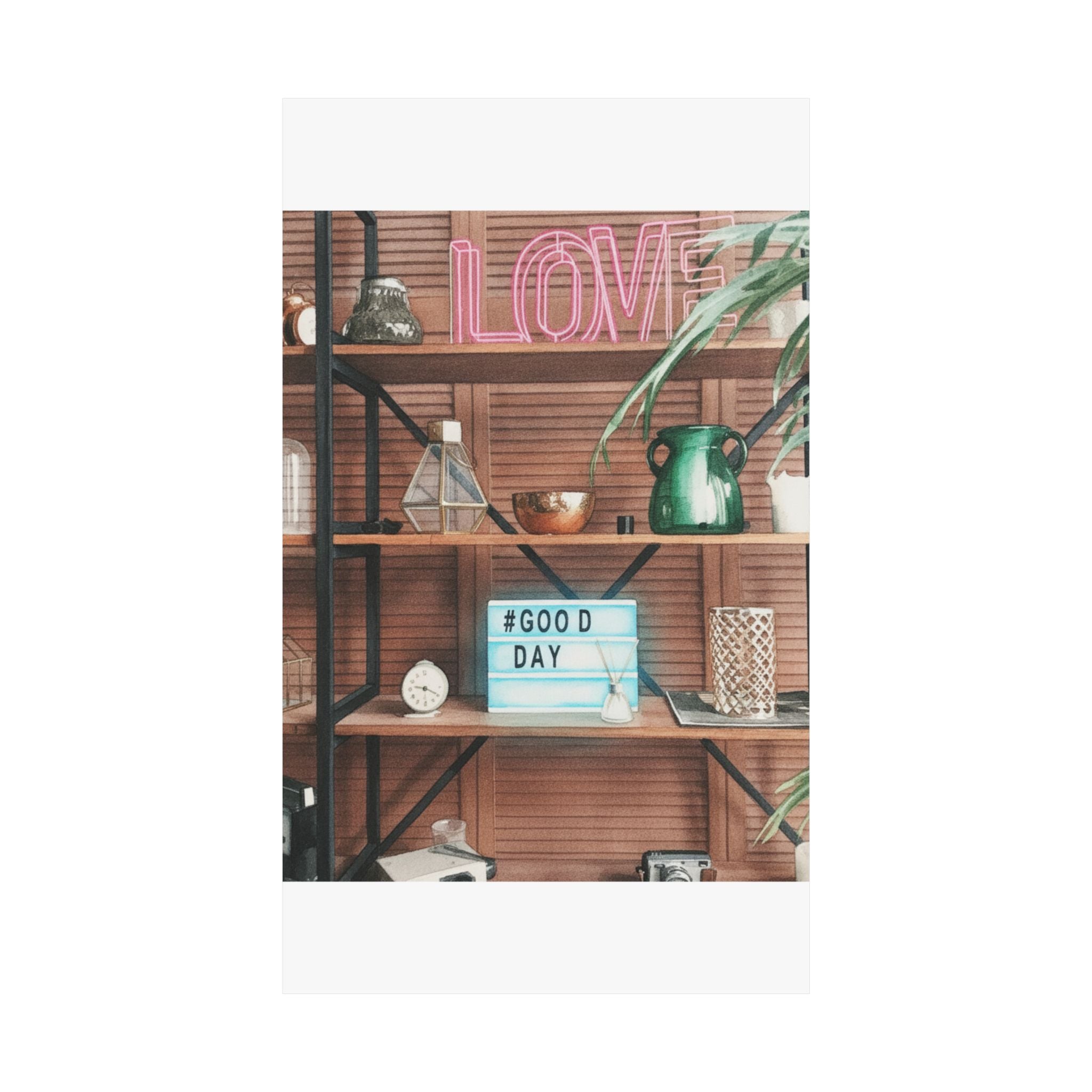 Watercolor — Home — Matte Poster