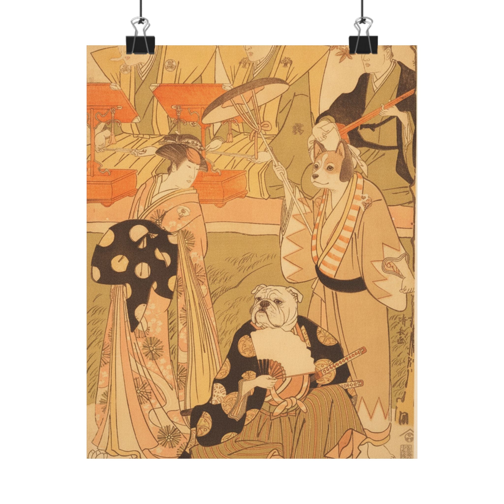 Southern Sunset — Theatrical Scene, With Musicians — Matte Poster